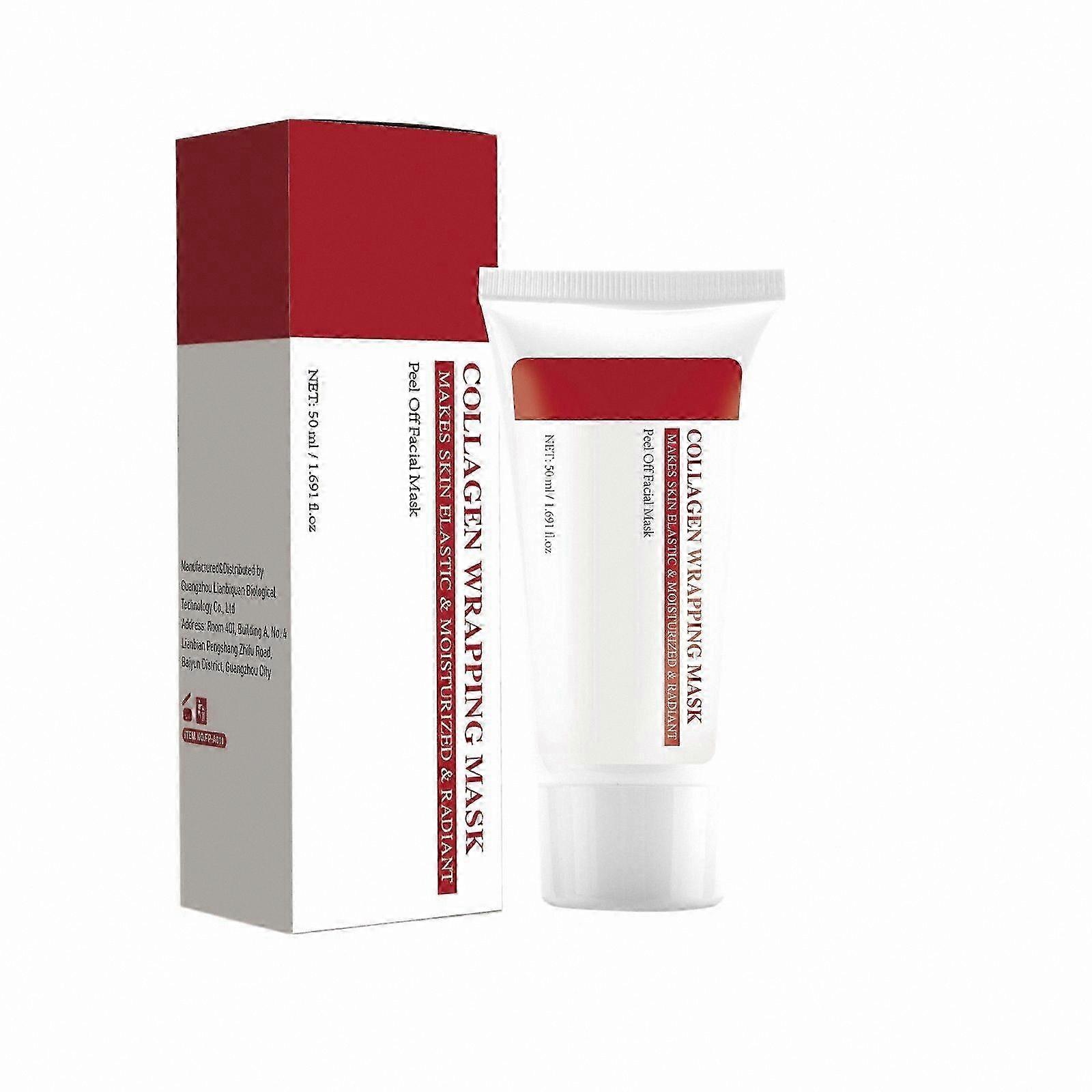 Collagen Peel-Off Mask for Hydration, Skin Elasticity, and Radiant Glow, 50ml Facial Treatment
