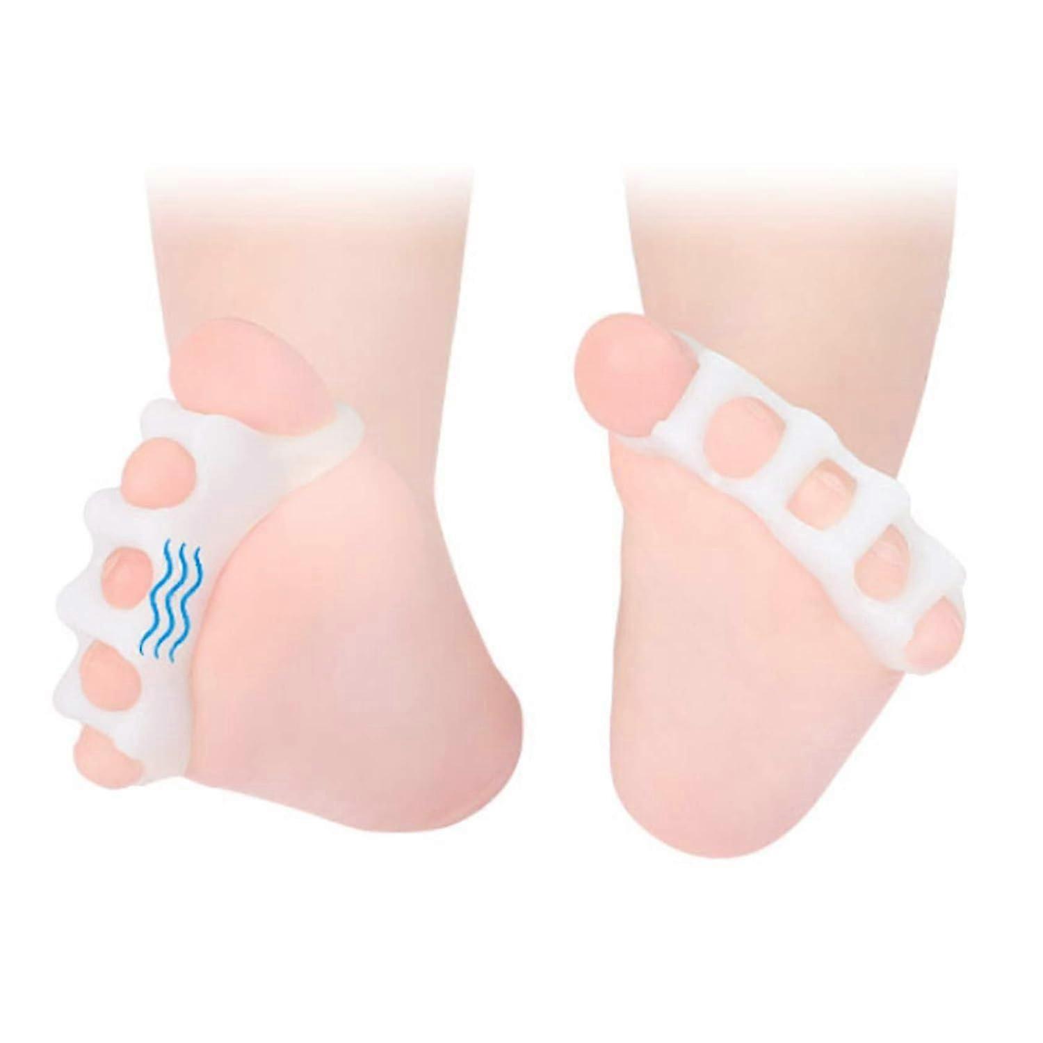 Valgus Thumb Corrector For Kids Baby Child Toe Overlapping Toe Separator For Day And Night 2 Pairs Comfort Support Correction