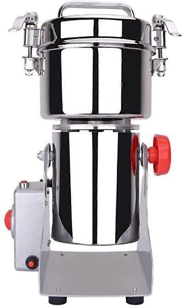 Grain Grinder Electric Grain Grinder, Portable Speed, For Spices And Cereals, Flour Powder, Stainless Steel