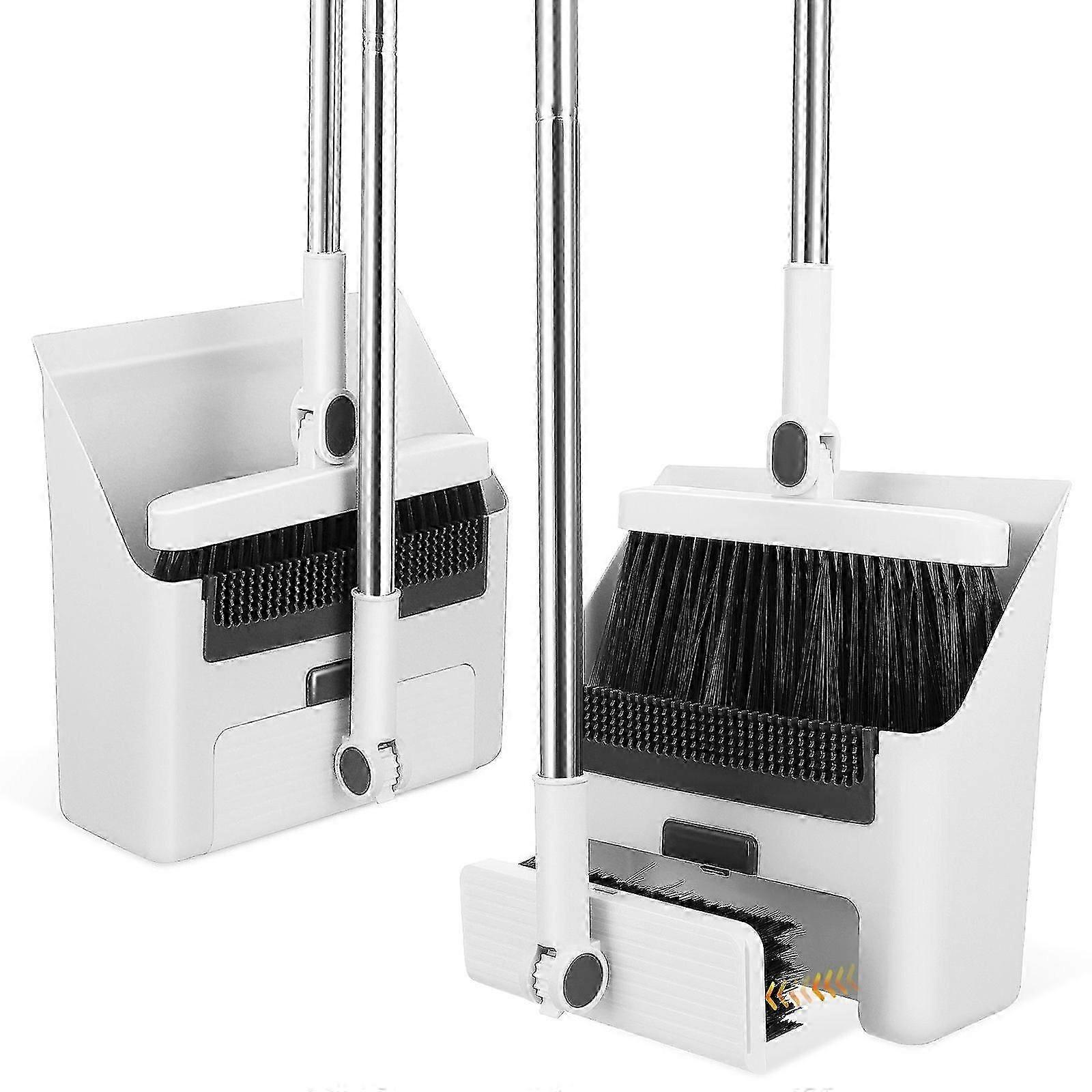 Magic Folding Brooms & Dustpan Set For Home Cleaning Brush To Sweep Floor Wiper Toliet Garbage Broom