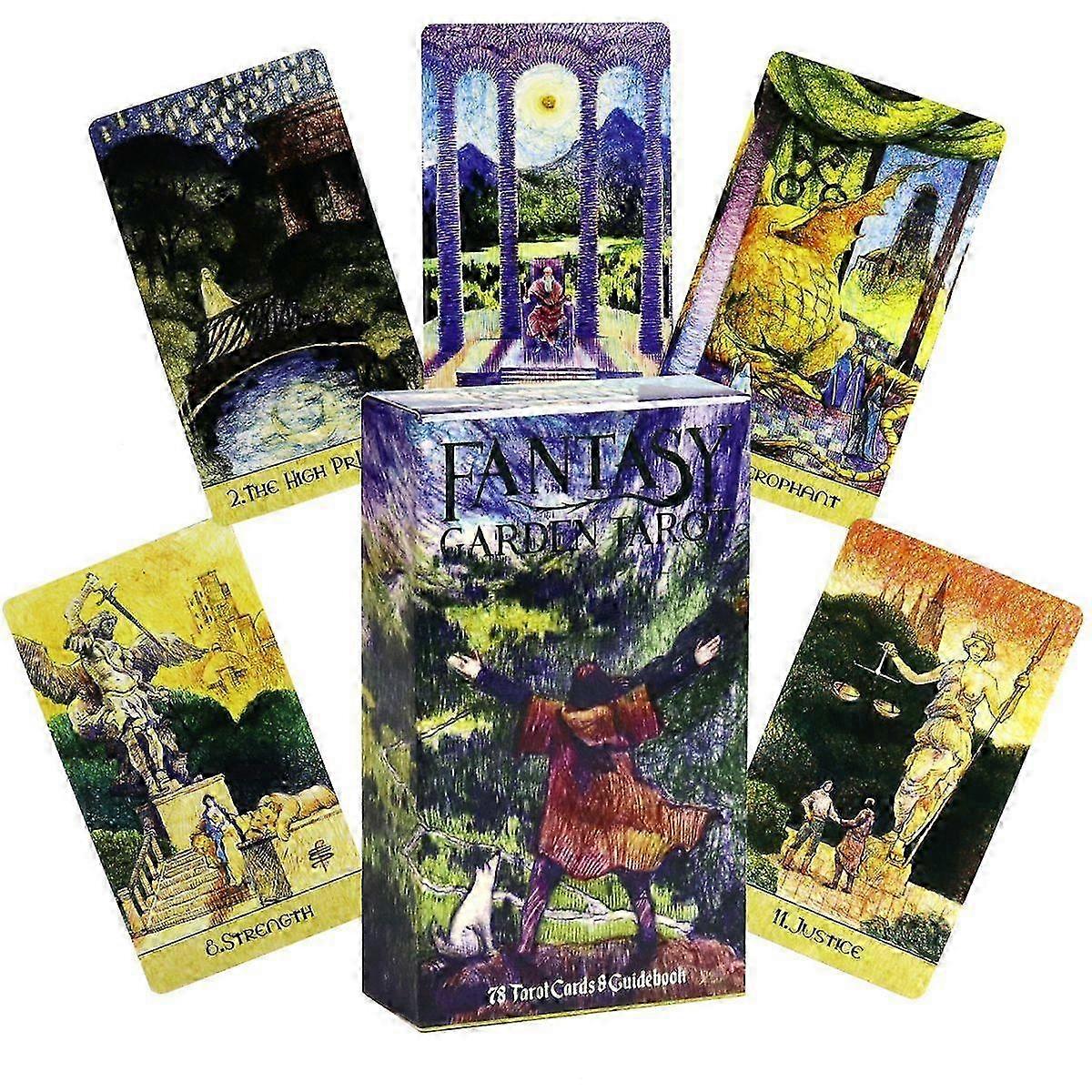 Tarot Cards Deck 78 Cards Divination Oracle Reading Guide