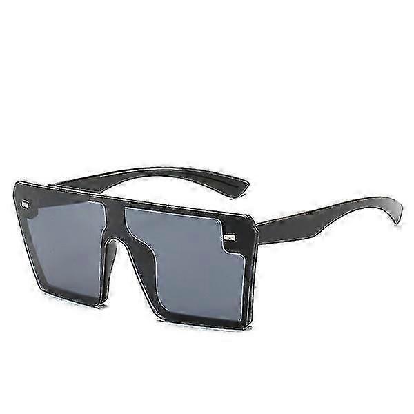 Oversize Square Uv Protection Polarized Sunglasses Retro Flat Top Gradient Glasses Eyewear Sunglasses
