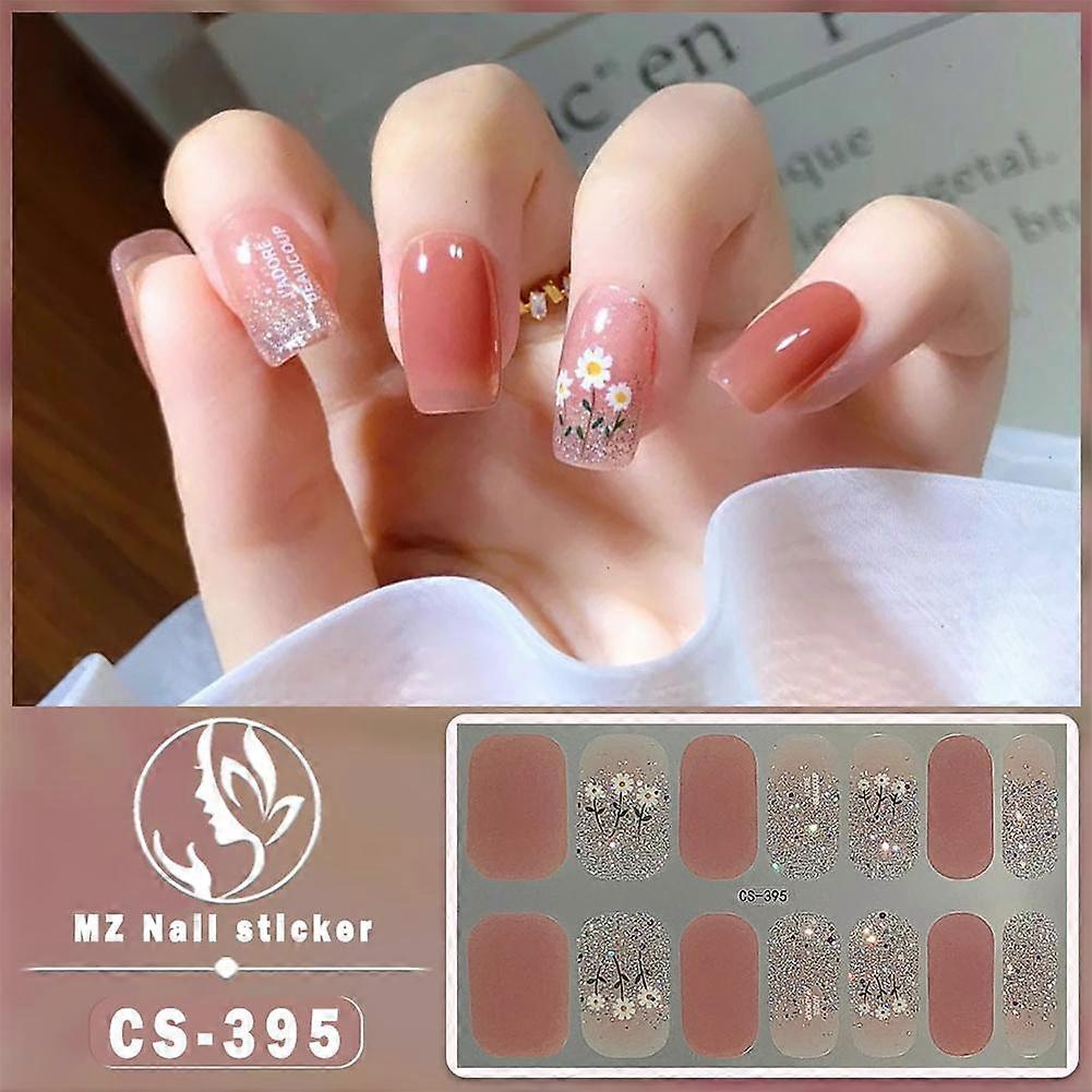 Nail Stickers for Easy & Safe Application, 15 Colors & Set of 14 Nail Paste