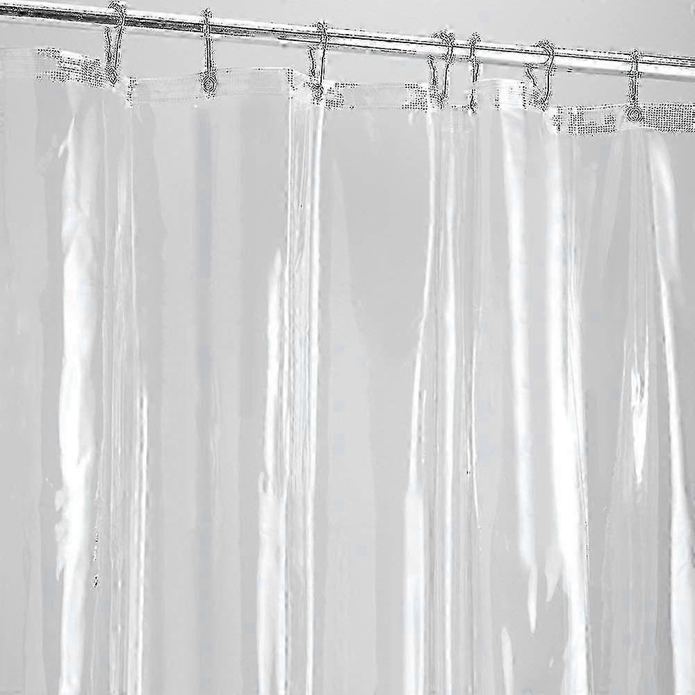 クリスタルクリアヘビーデューティーシャワーカーテンライナー防水厚