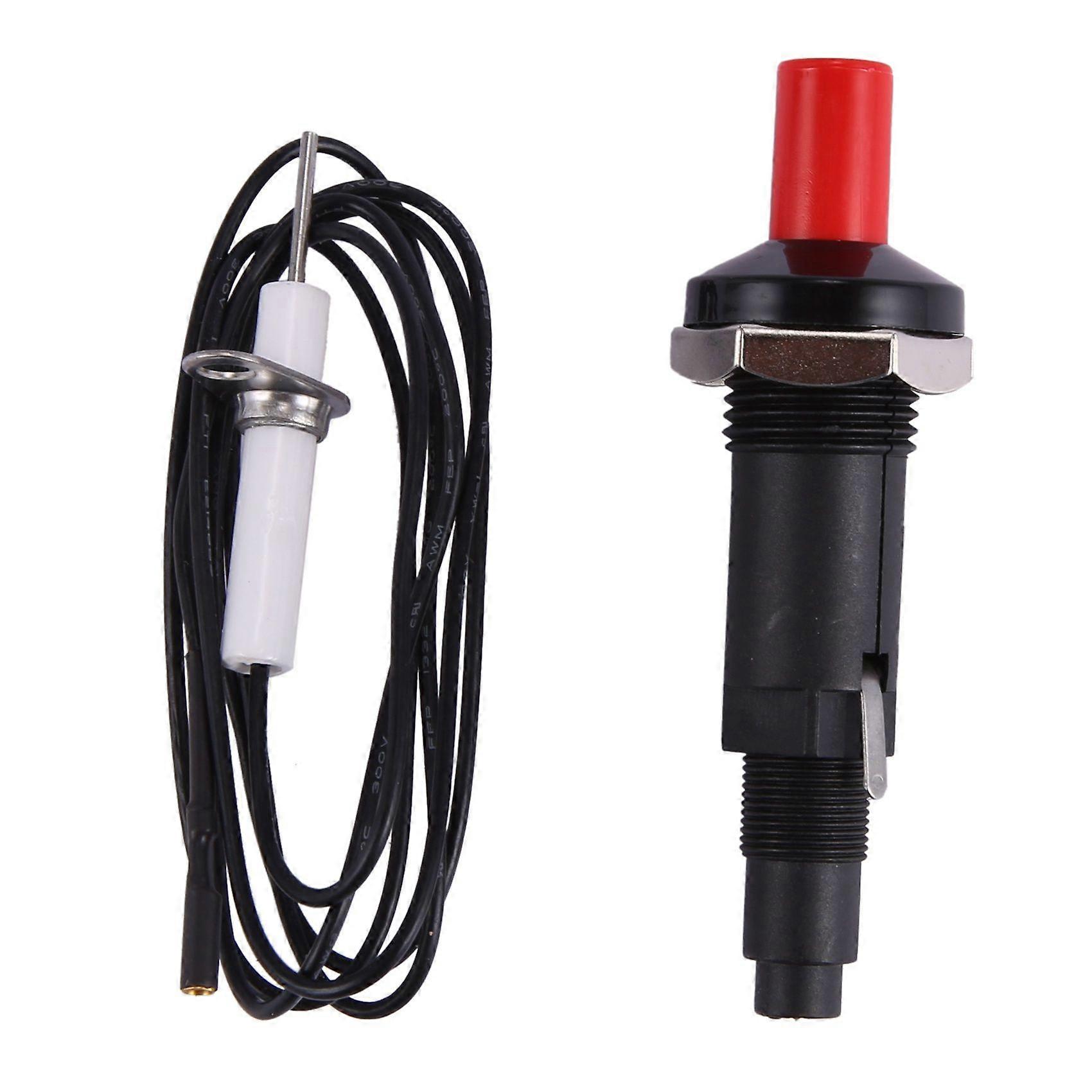 Piezo Ignition Set With Cable 1000Mm Long Button Kitchen For Gas Ovens