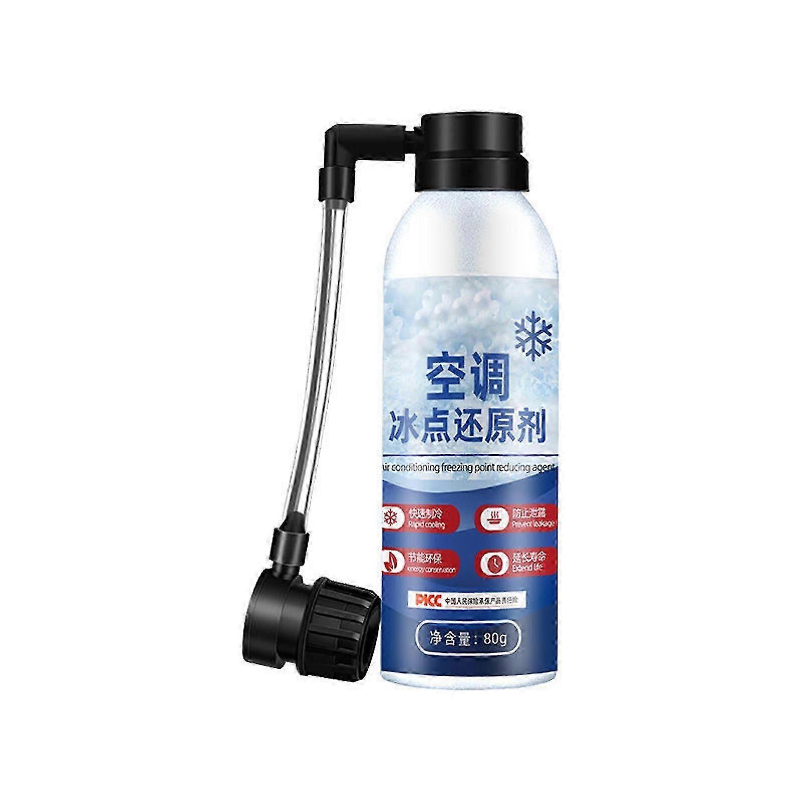 Car AC Recharge Kit 80G Automotive Refrigerants Compressor Refrigeration Agent Refrigerants for R134a Air Conditioning Multicolor