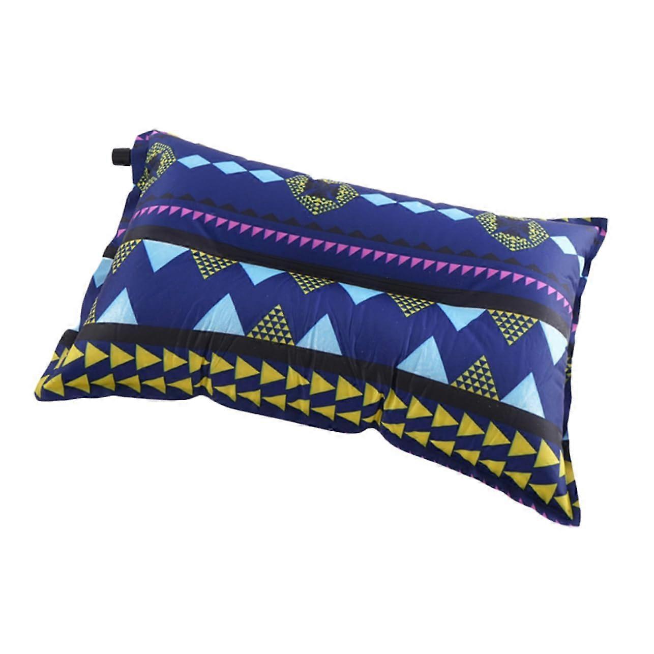 Self-inflating Pillow Portable Camp Pillow Travel Bed Pillow High Resilience Sponge Model 1 Car Pillow