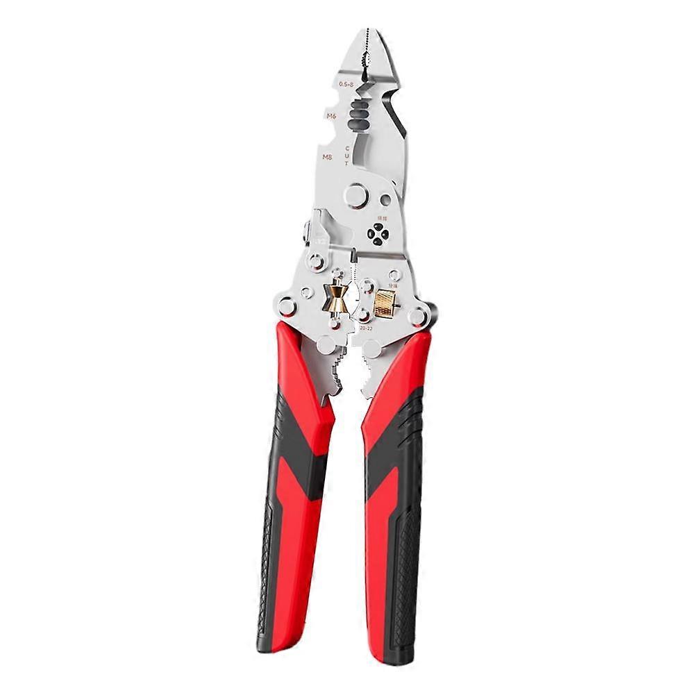 16-In-1 Foldable Stainless Steel Wire Stripper, Multi-Function Wire Strippers