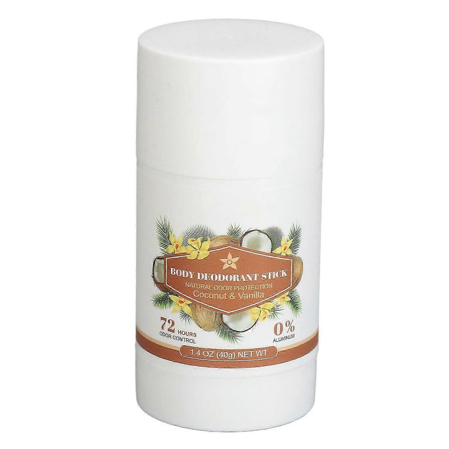 2025 Latest Model Deodorant Stick Coconut Vanilla Scent Solid Deodorizing Stic...