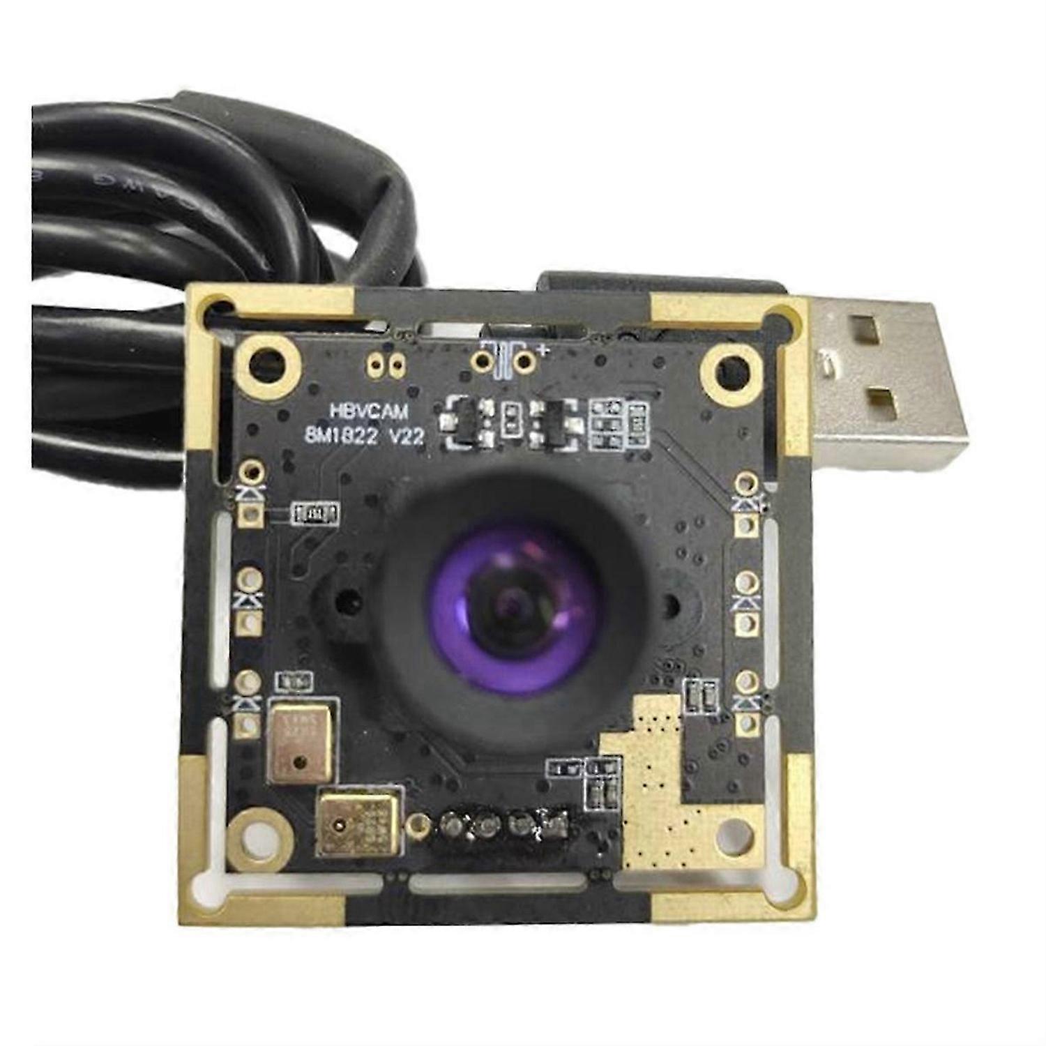 Webcam IMX179 30fps 2M Cable 3mm Lens No Distortion,USB Camera Module
