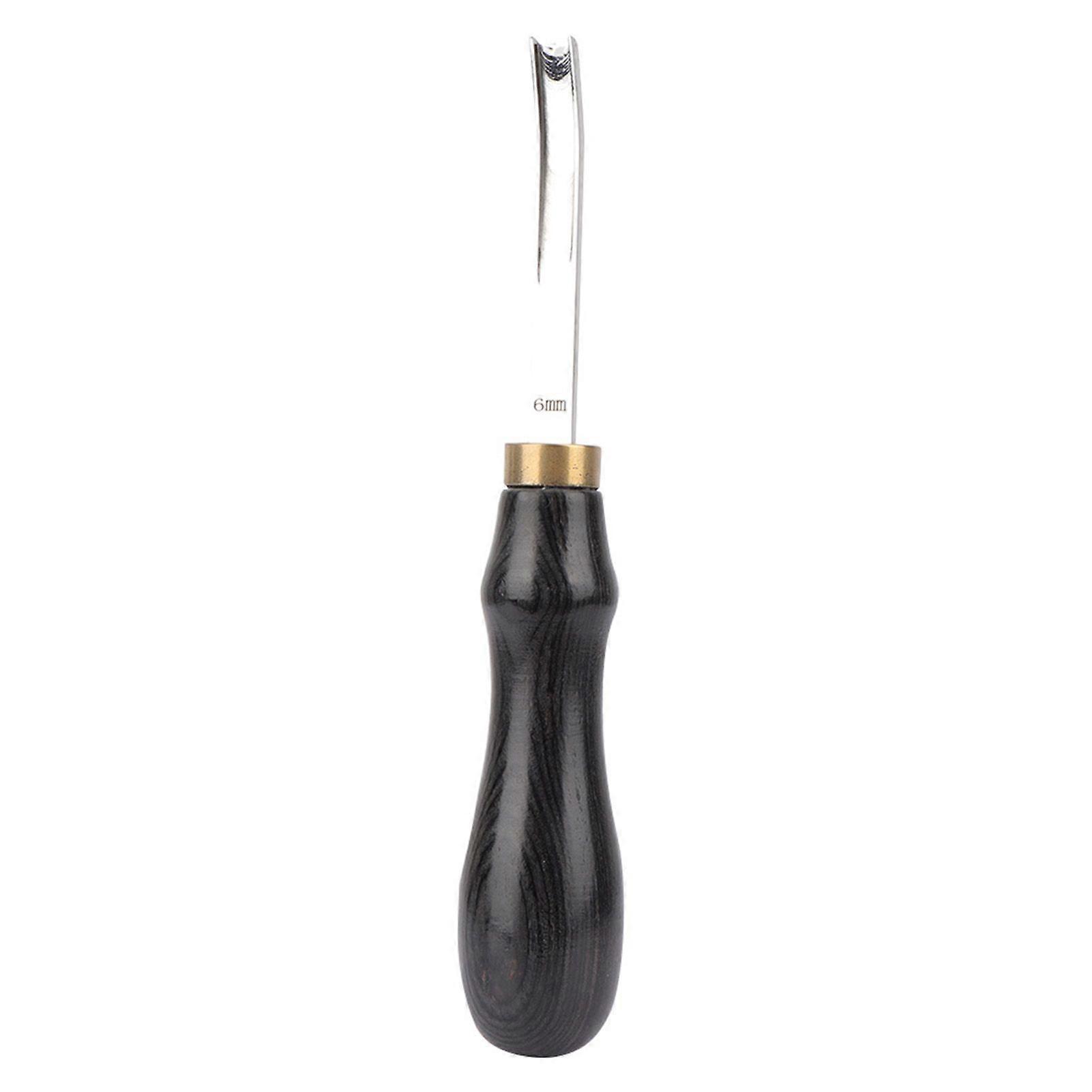 Leathercraft Edge Beveler Skiving DIY Craft Tool Leather Beveler Beveling Cutting Tool (6mm)