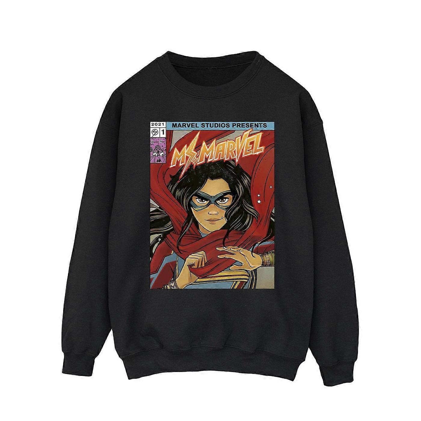 Marvel Herren Ms Marvel Comic Poster Sweatshirt