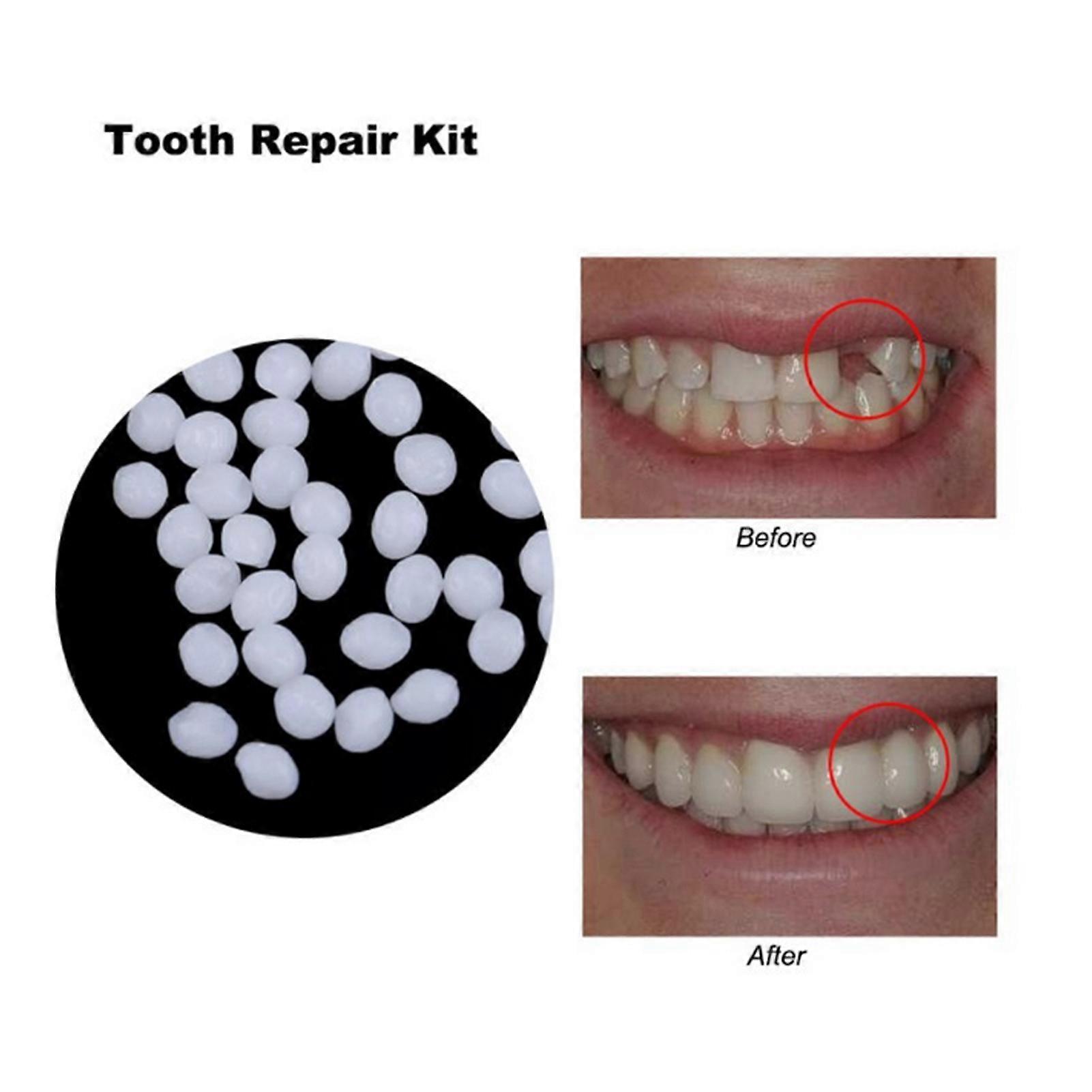 Solid Tooth Glue Tooth Repair Granules DIY Vampire False Teeth Zombie Teeth COSPLAY Props Makeup Tool
