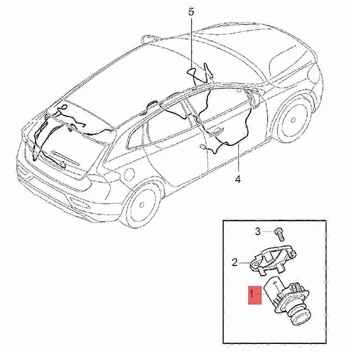 suitable for car rear parking assist backup camera