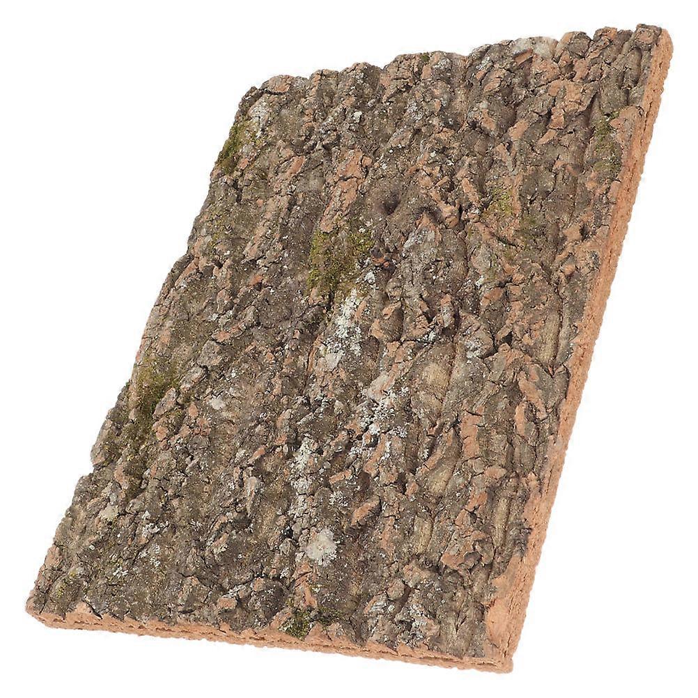 Reptile Bark Reptile Tank Background for 2Pcs Cork Terrarium Decoration