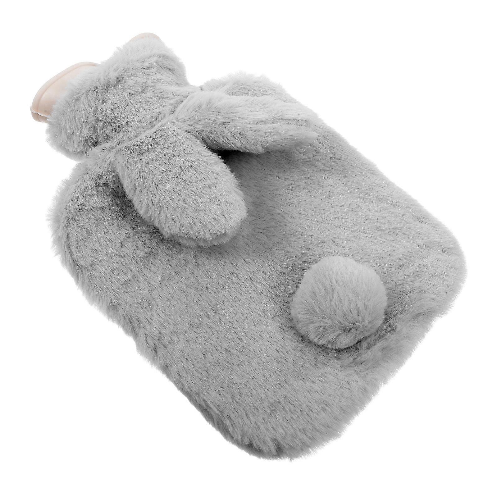 Hot Water Bag with Plush Cover Hand Warmer for Warming 3Pcs Set