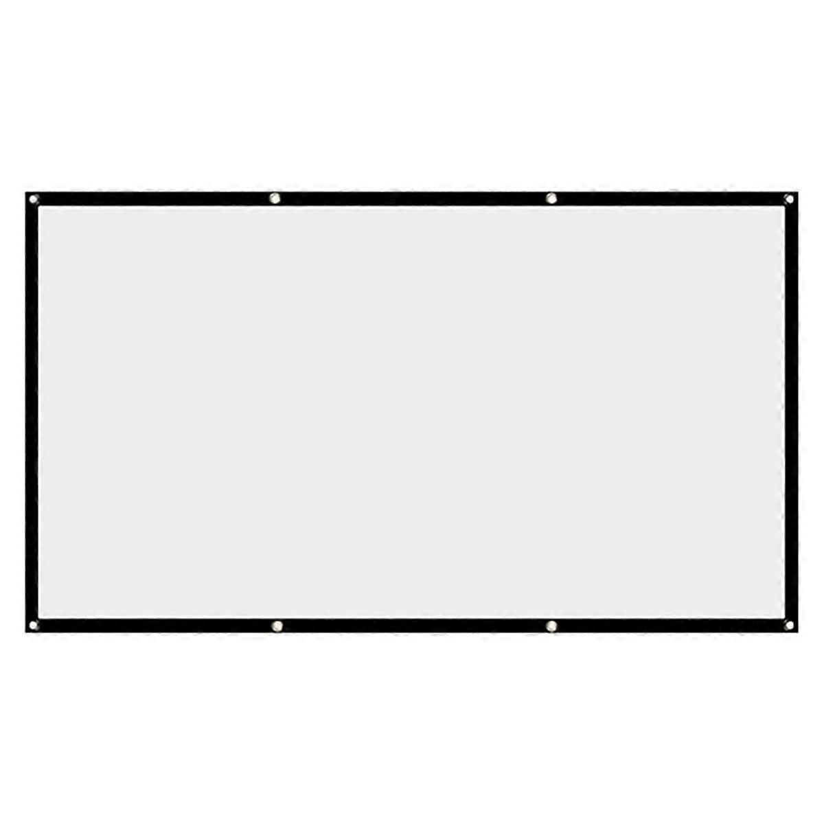 Projector Screen Movie Screen 16:9 Portable Projector Screen 100 Inch