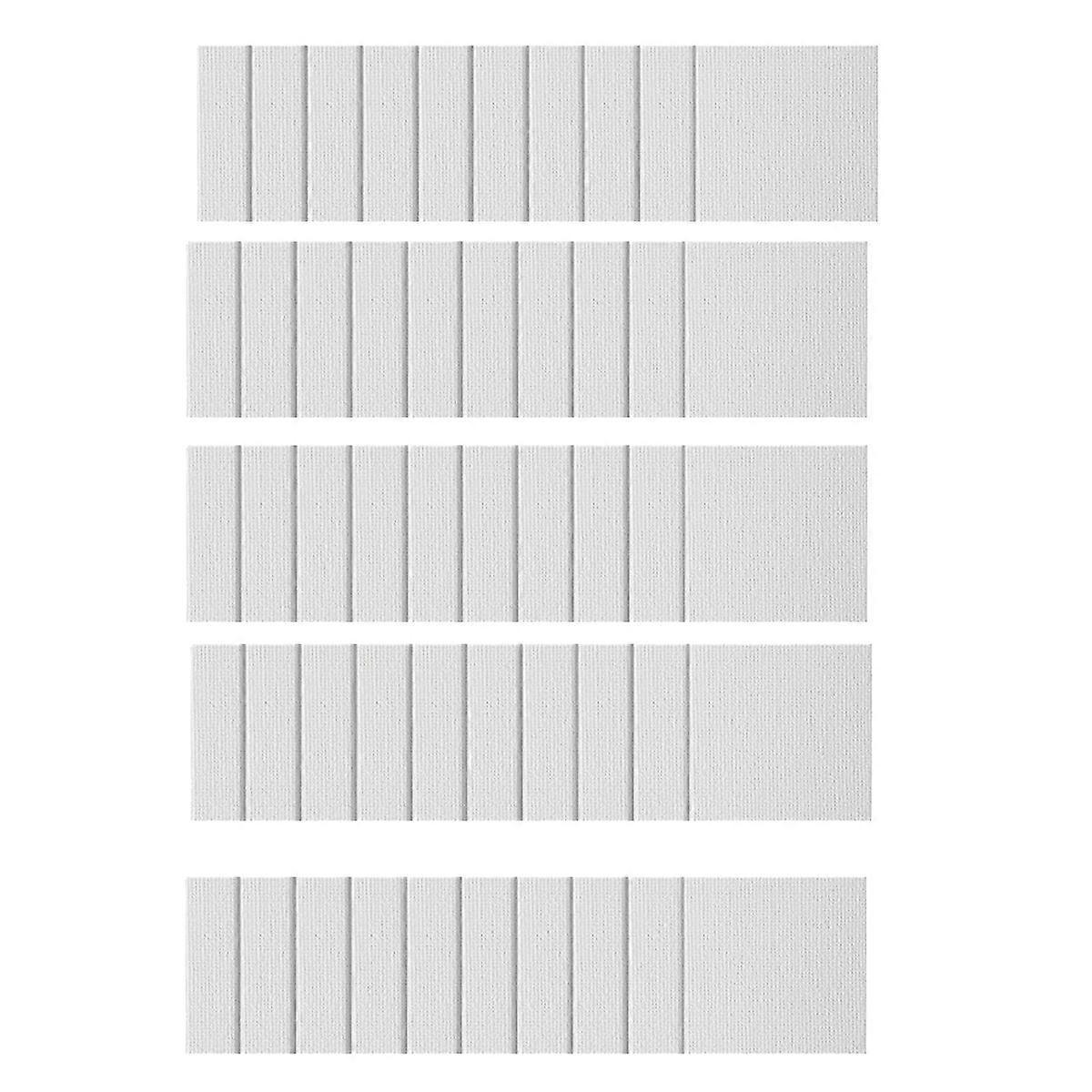 50Pcs Magnetic Painting Canvas Panel 3x3 Inches for Painting Tile Art