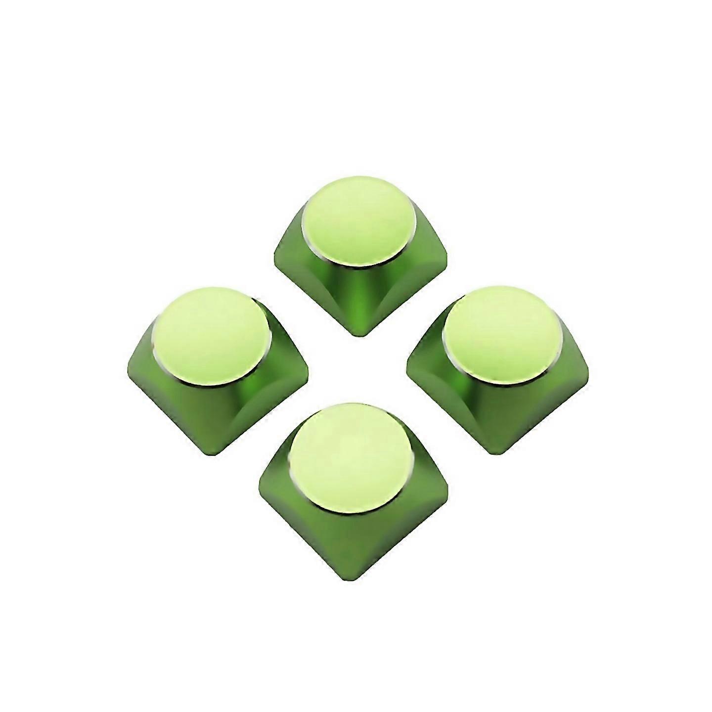 For 4pcs Aluminum Alloy Metal Keyboard Cap Color Mechanical Keyboard Easy To Clean And Maintain