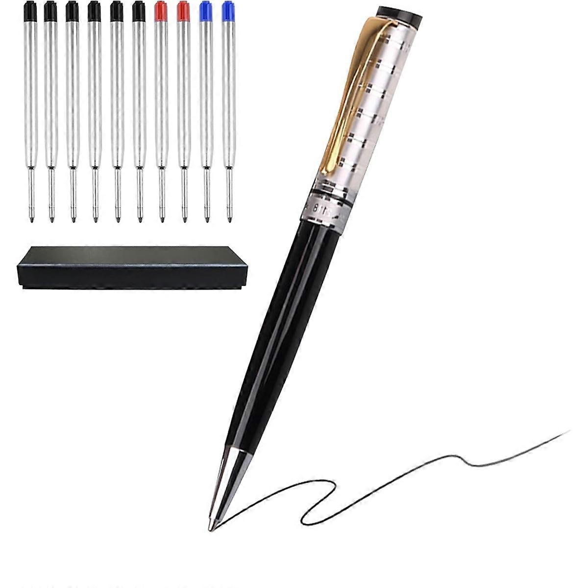 Luxury Metal Ballpoint Pens,Pen Set Medium Point 1.0mm B