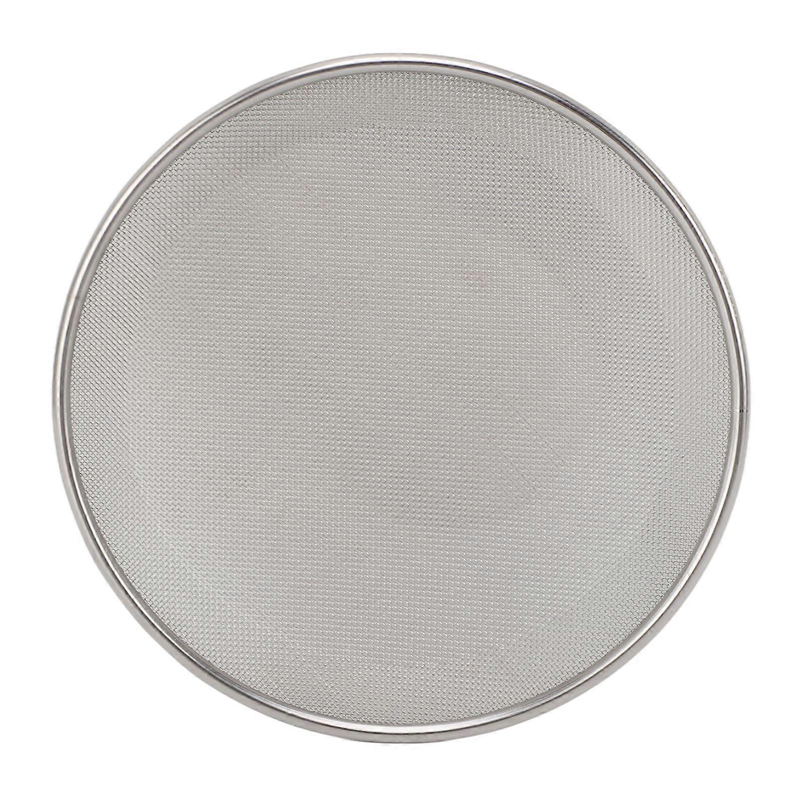 Serving Tray 304 Stainless Steel Multifunctional Easy to Clean Long Lifespan Dinner Plate for Daily Use Fine Mesh Plate