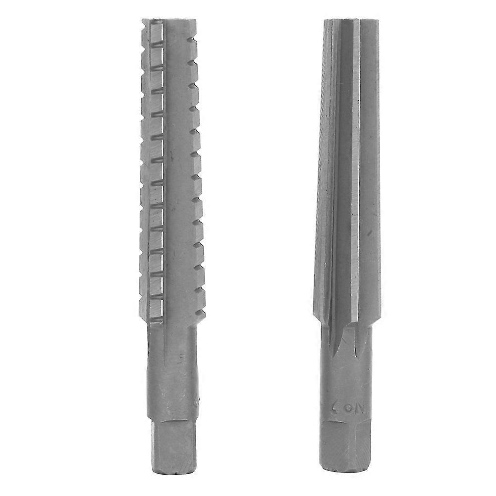 Ensemble de 2 alésoirs coniques HSS MT2, tige droite, 1,5 x 12,5 cm