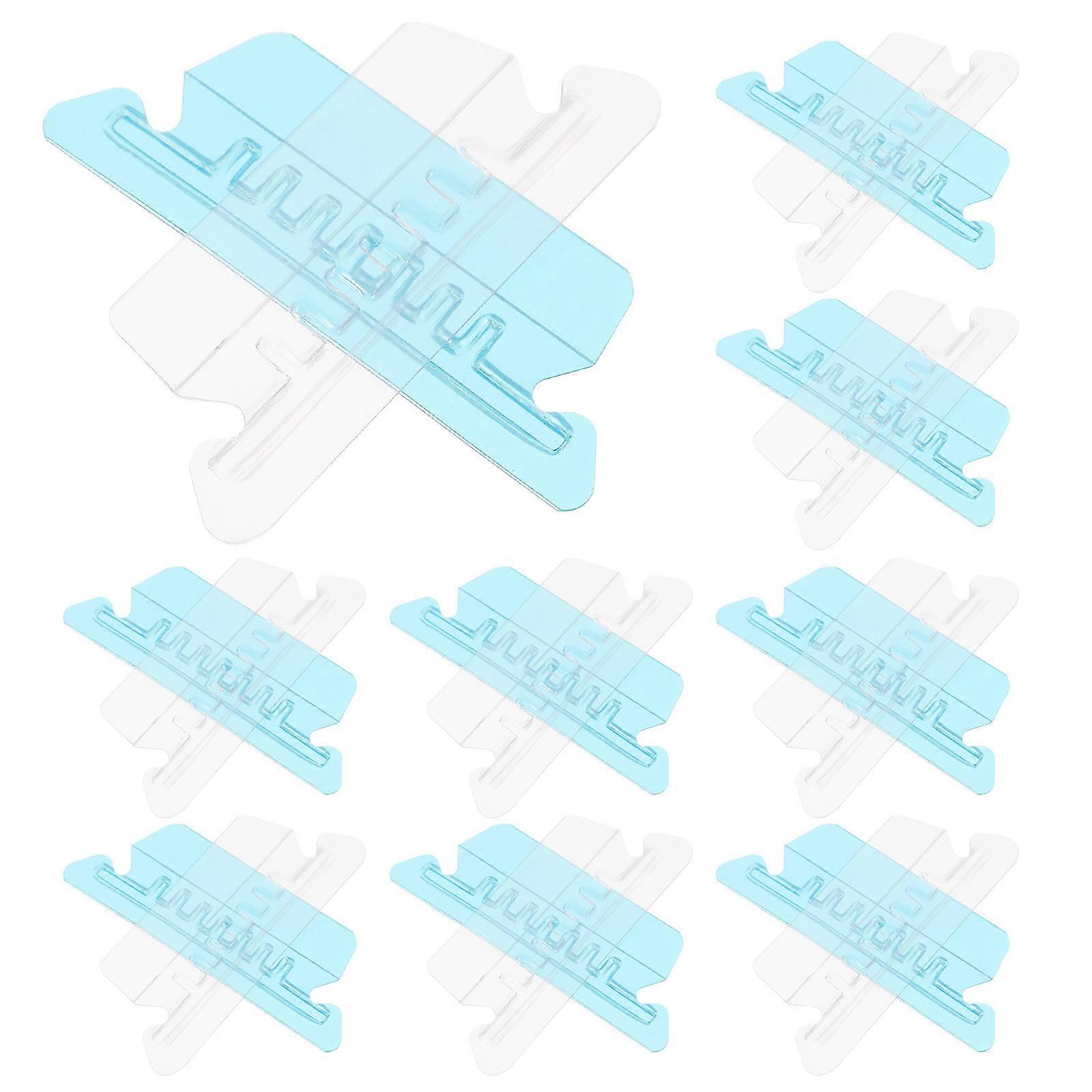 Assorted Color Small Hanging File Tabs for Document Organization 60Pcs