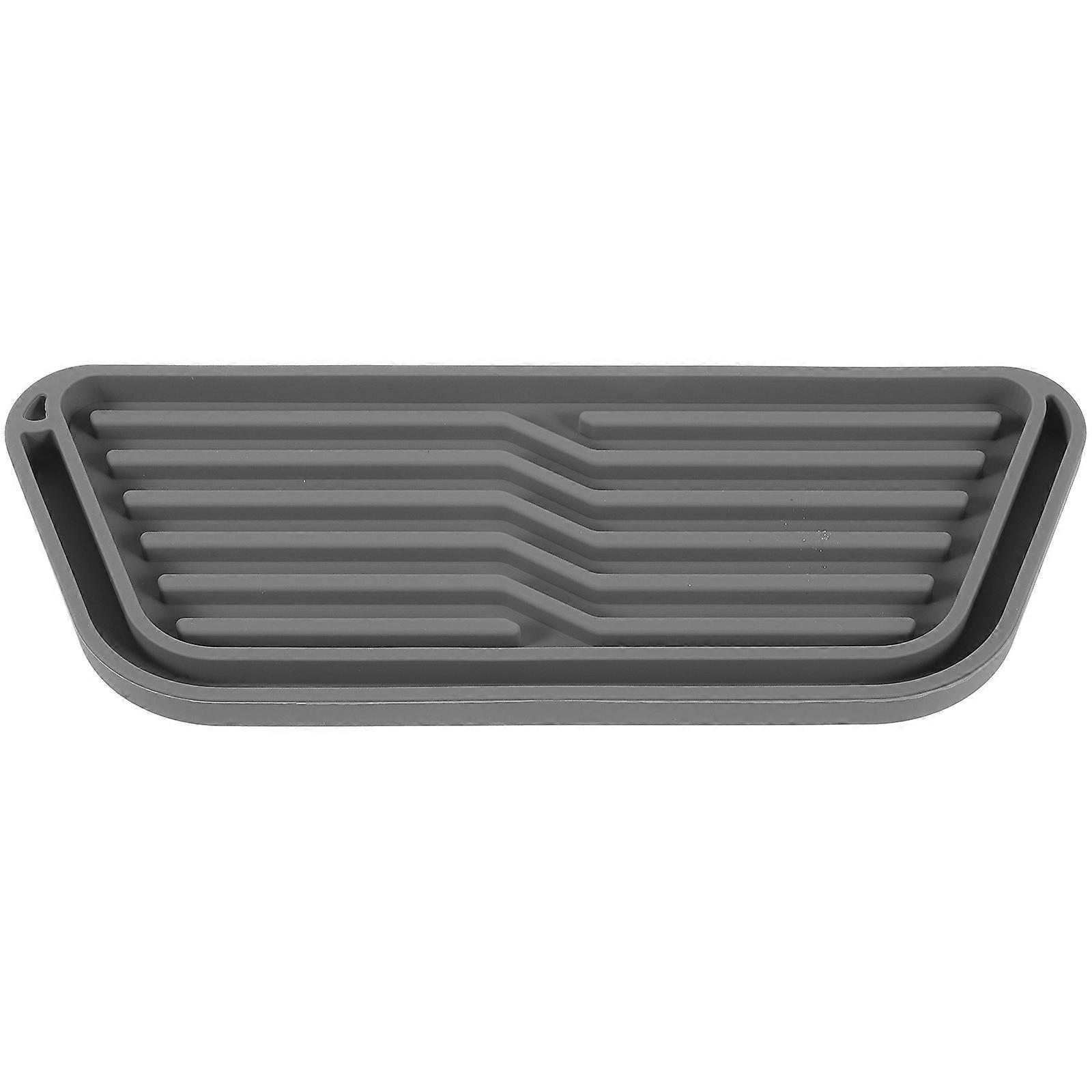 Fridge Drip Catcher for Water Pan Silicone Material 3Pcs Grey Set