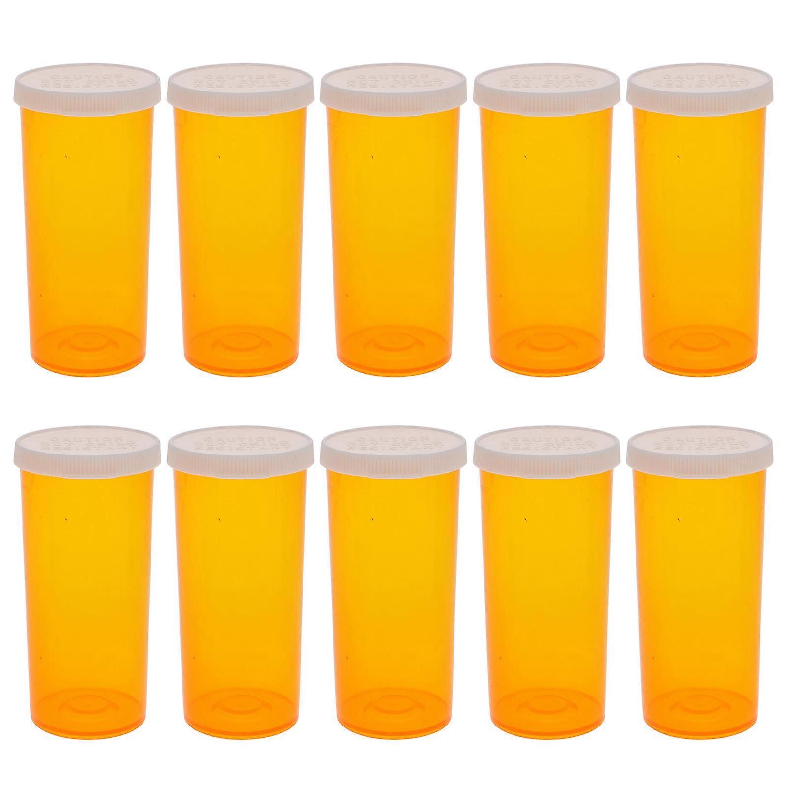 Travel Plastic Pill Vials for Storage Use 40Pcs Portable Bottles