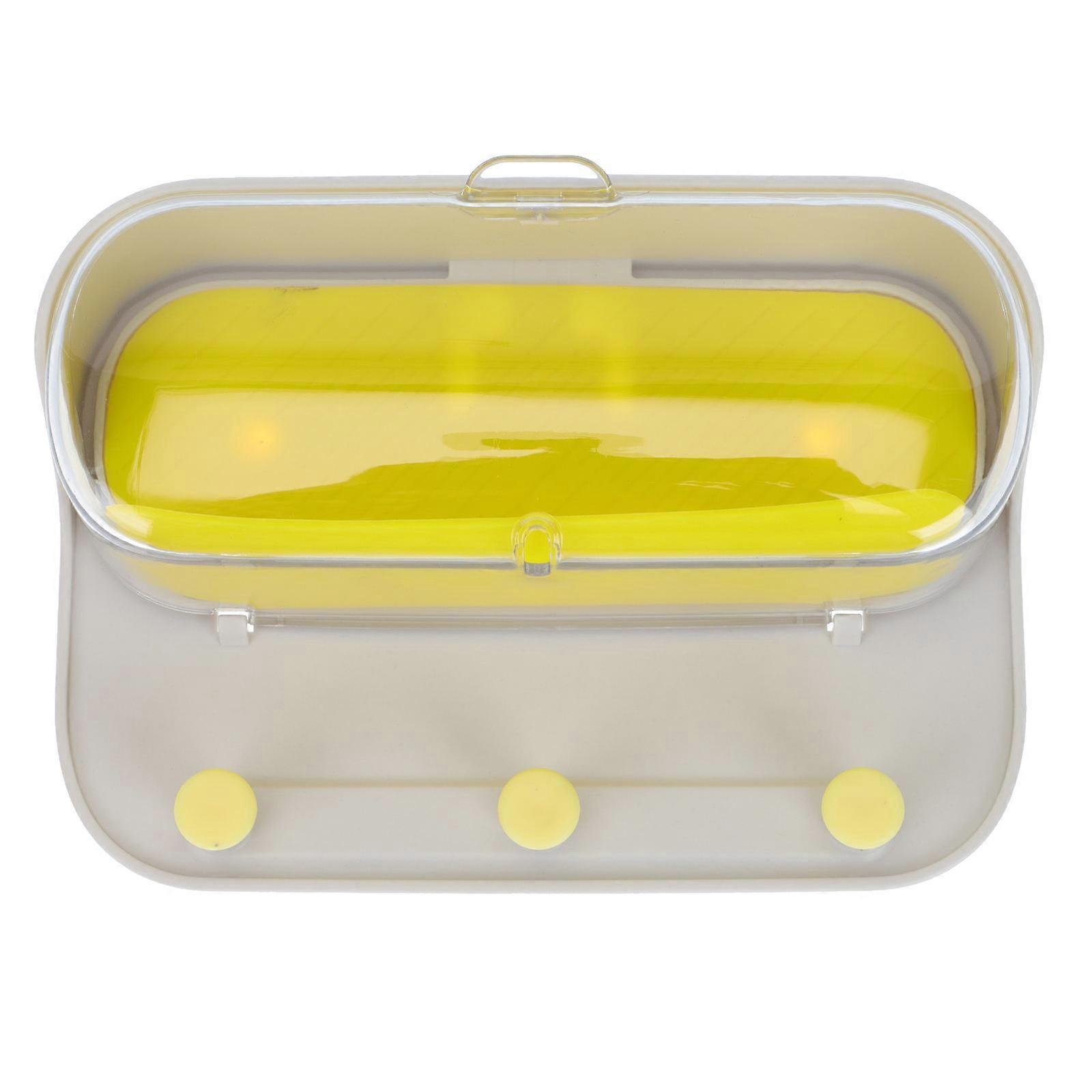 Sunglass Storage Holder Wall Mounted Organizer For Home Use Rectangular Design Dustproof 1Pack