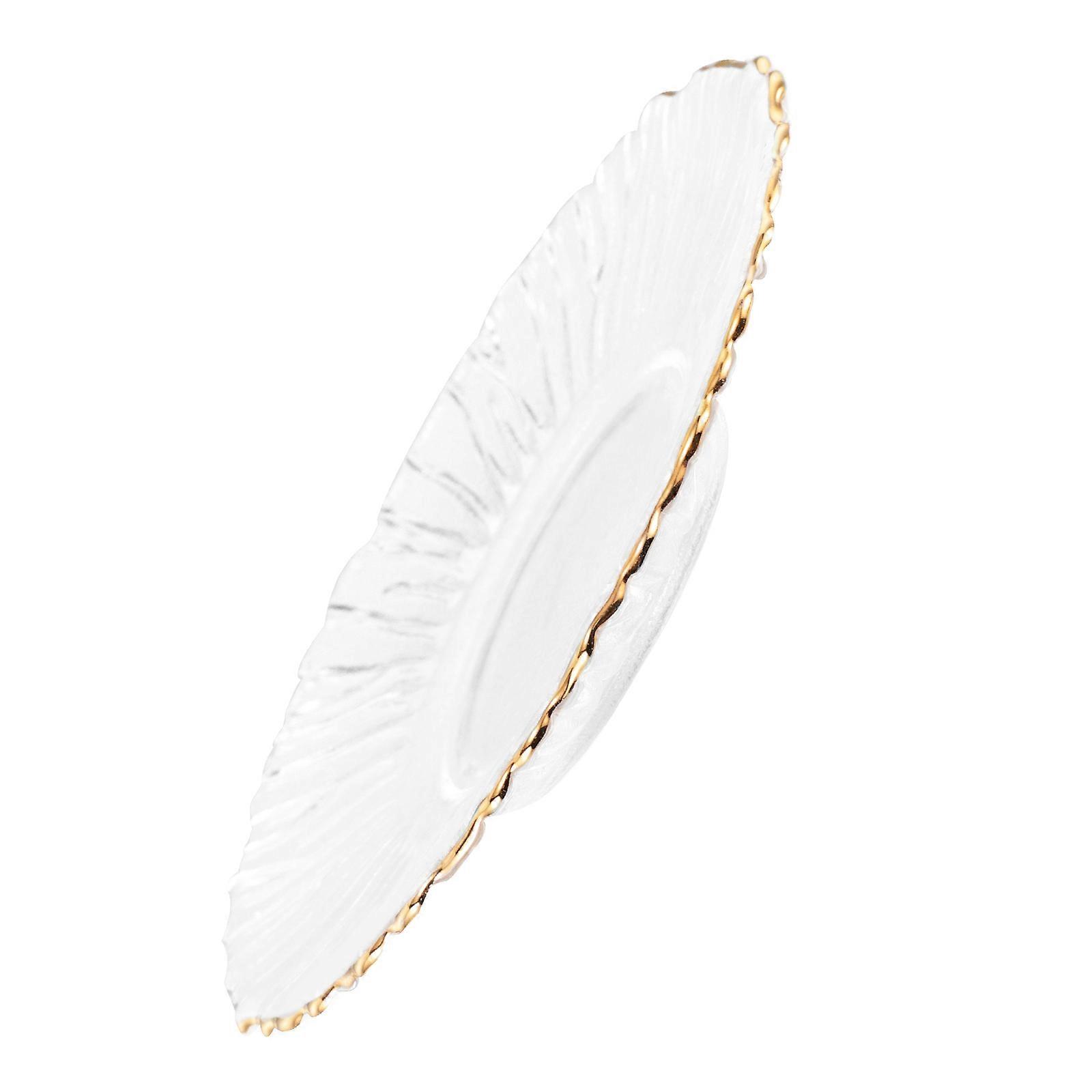 Transparent Glass Coaster for Teacup Accessory 3Pcs Decorative Set