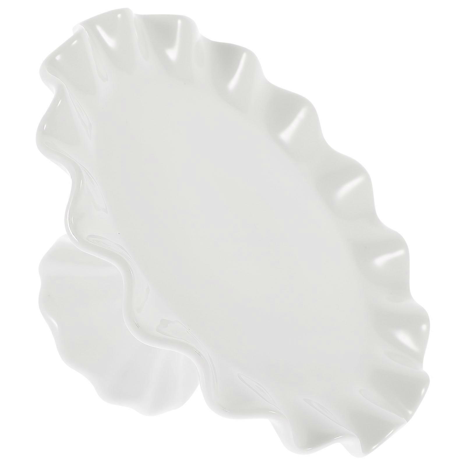 Ceramic Cake Stand Dessert Display Plate For Home Use Multi-functional 1Set