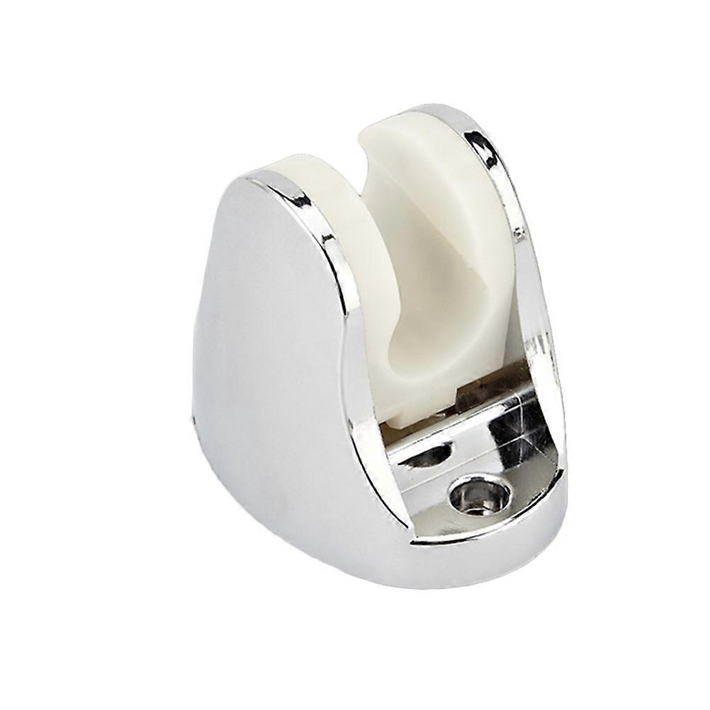 Silver Shower Head Holder for Wall Mount Adjustable Set