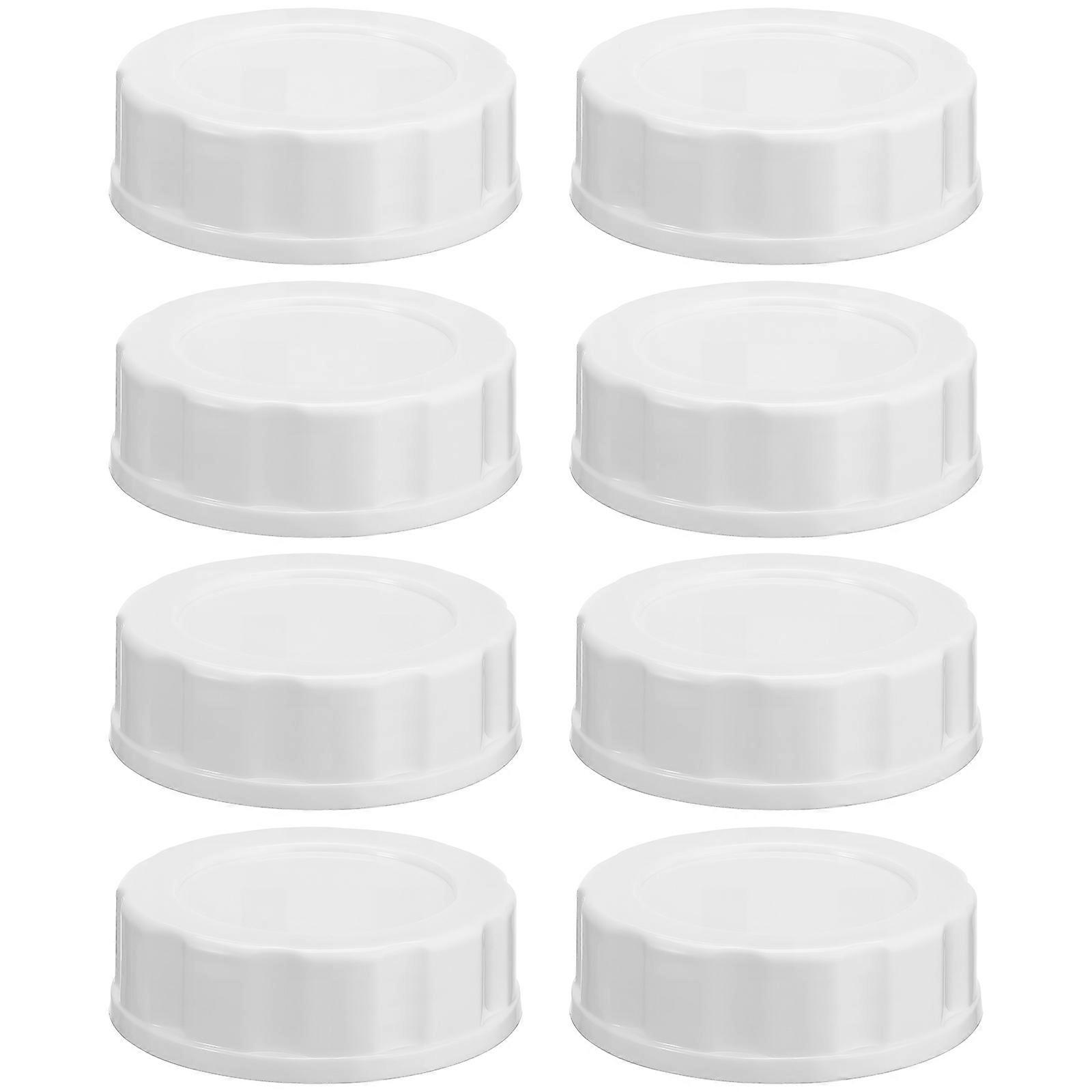 Milk Bottle Caps For Parents With Leak Prevention Function Ideal For Daily Use And Travel In White Color 24 Pcs
