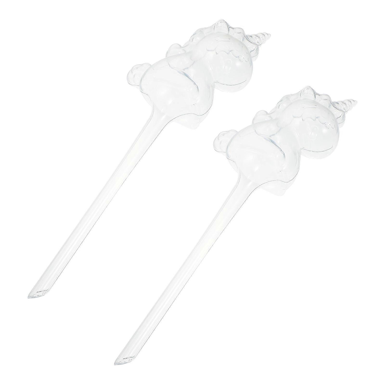 Automatic Watering Device Unicorn Shape for Garden Plants 4Pcs Set