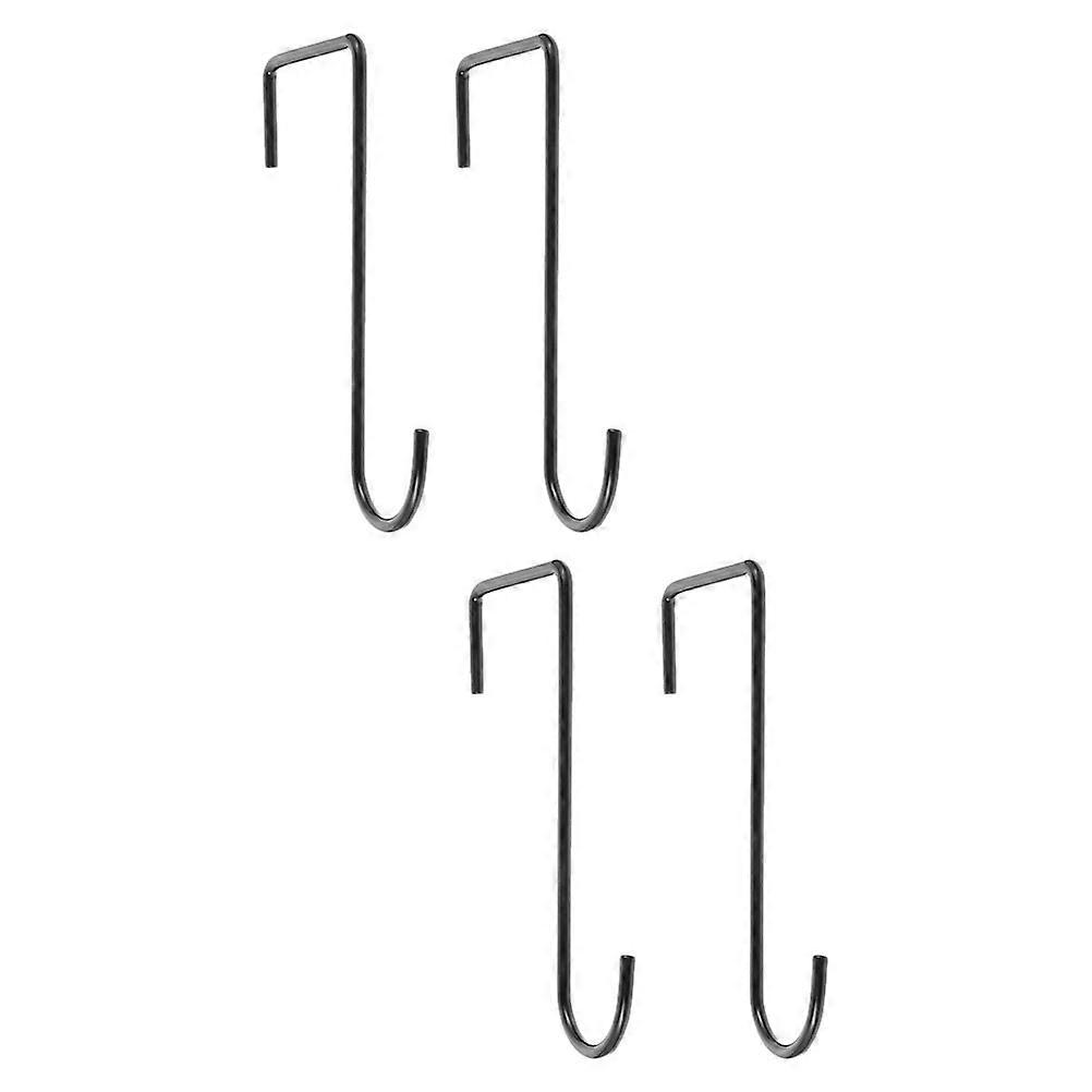 Multipurpose Simple Hanger Iron Hook for Flowerpot 4Pcs Fixing Hooks