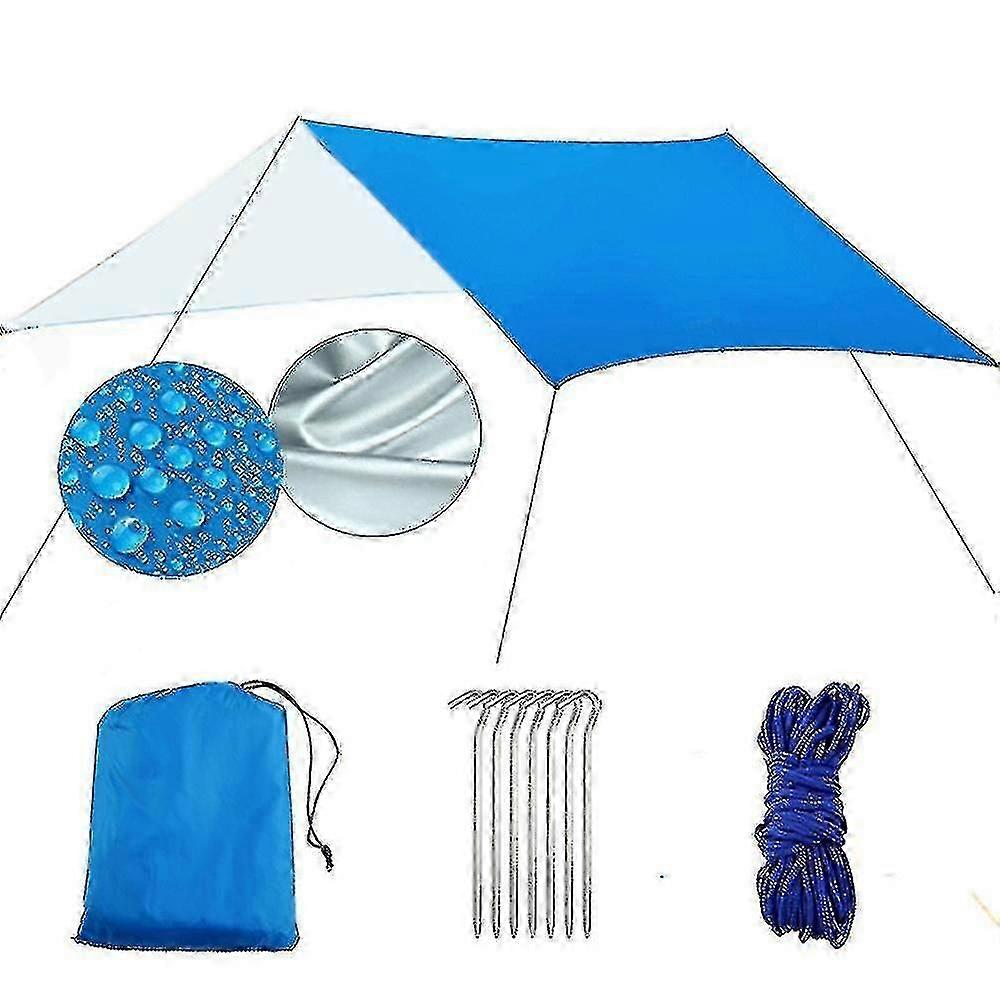 Outdoor Multifunctional Square Canopy,moisture-proof Mat Waterproof Sunscreen Canopy