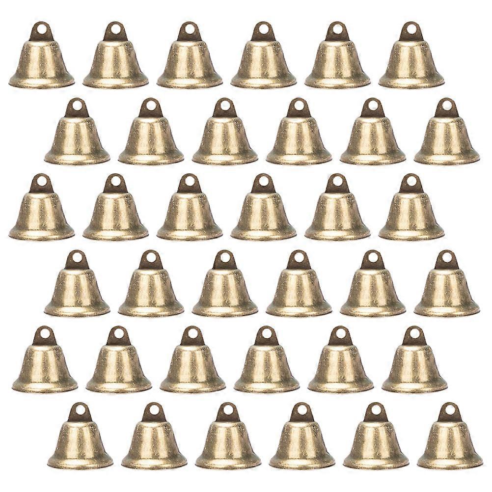 Bronze Bells Iron Craft Bell for Decoration 72Pcs Rustic Style