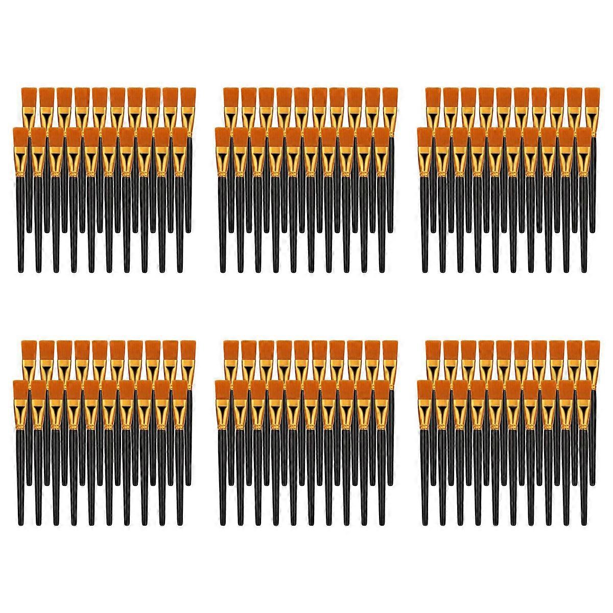 20 Pcs Flat Brush Set, Big Paint Professional Brushes