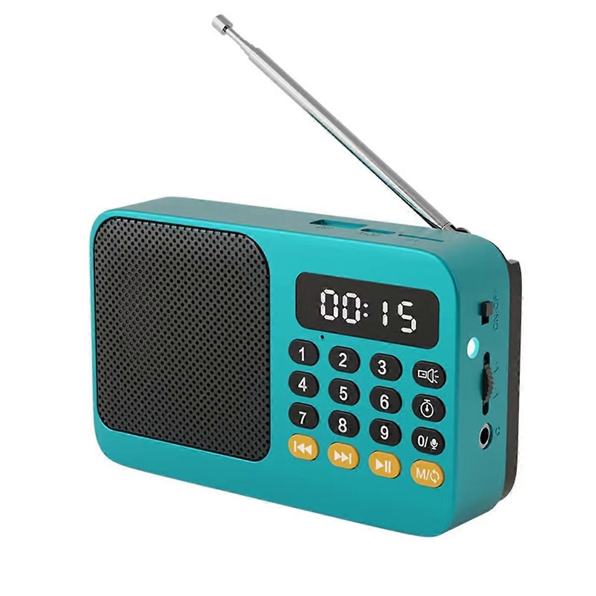 FM Radio Radio Portable Small Emergency Recargable Ham Bluetooth Sound Box Mini Vintage Music Speaker Mp3 Player C