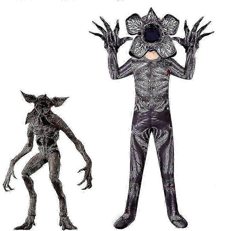 Demogorgon هالوين زي للأطفال الأولاد أشياء غريبة شخصية مضحكة فورنايت مخيف القلعة كوسبلاي كرنفال زي هدية