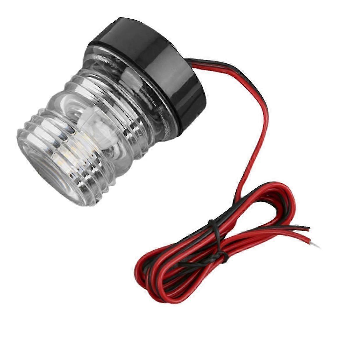 12-24V White LED Navigation Light 360 Degree All-Round Light Sailing Signal Lamp for Yacht Boat Ster-M