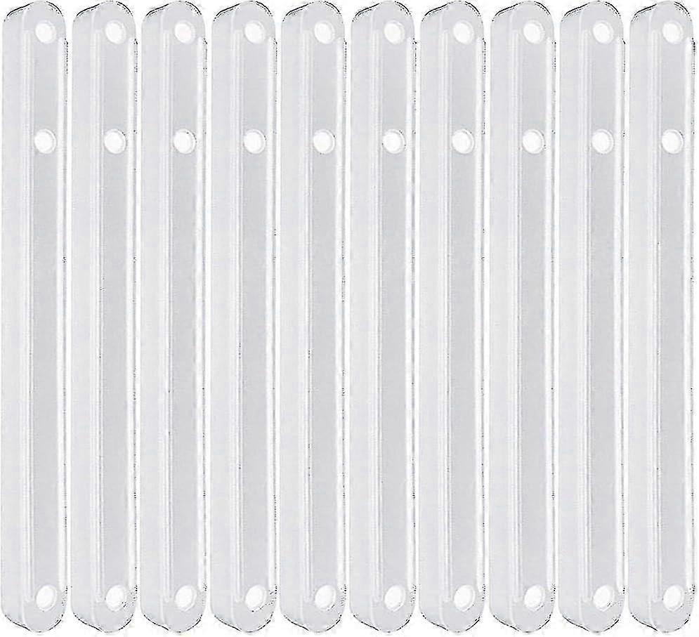 Drawer Runners Replacement, 10pcs Draw Rail Plastic Drawer Slides Draw Runners Lightweightwhite-180mm
