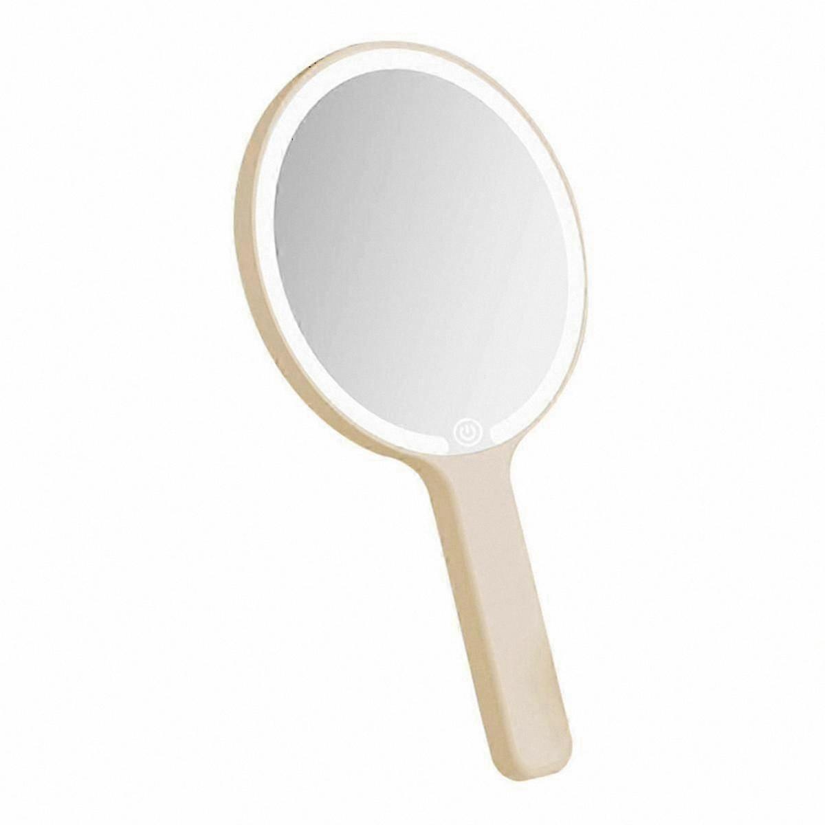 Portable LED Lighted Makeup Mirror with Charging Function for Beauty and Dressing Use