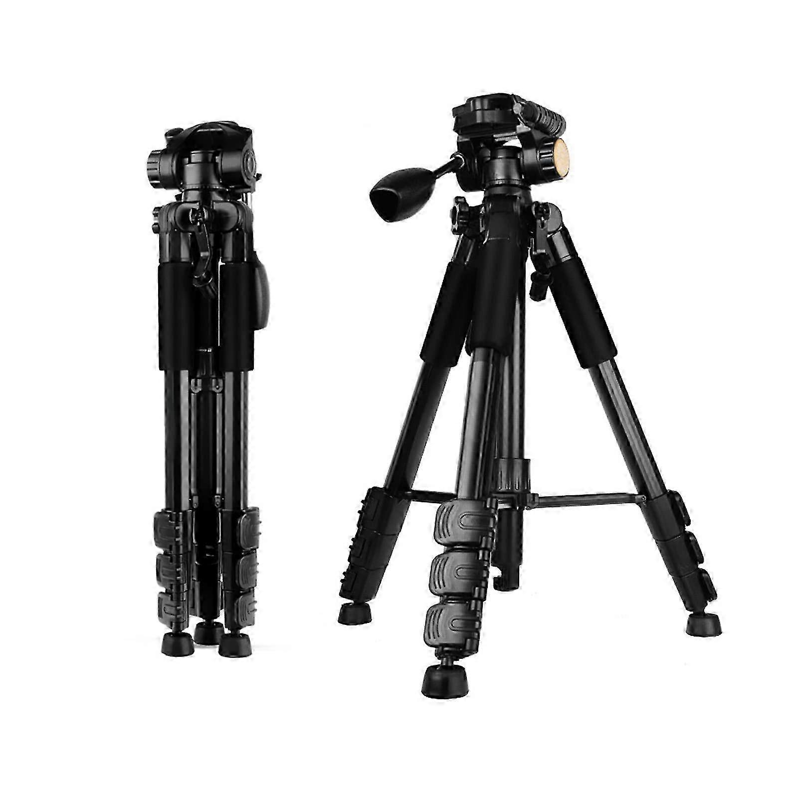 25-26 Adjustable Height 4 Sections Leg Column Camera Tripod for Photography
