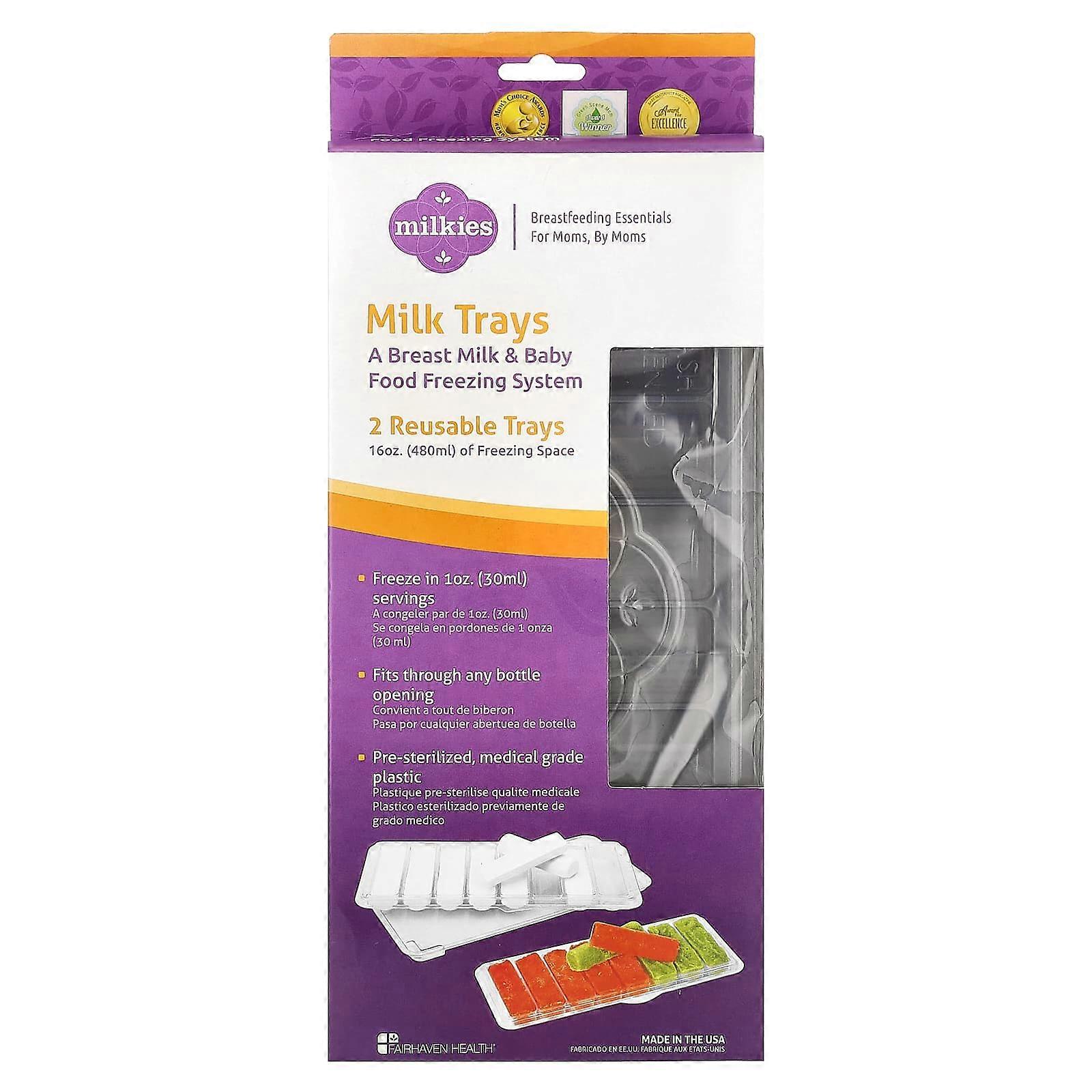 Milkies, Milk Trays, 2 Reusable Trays