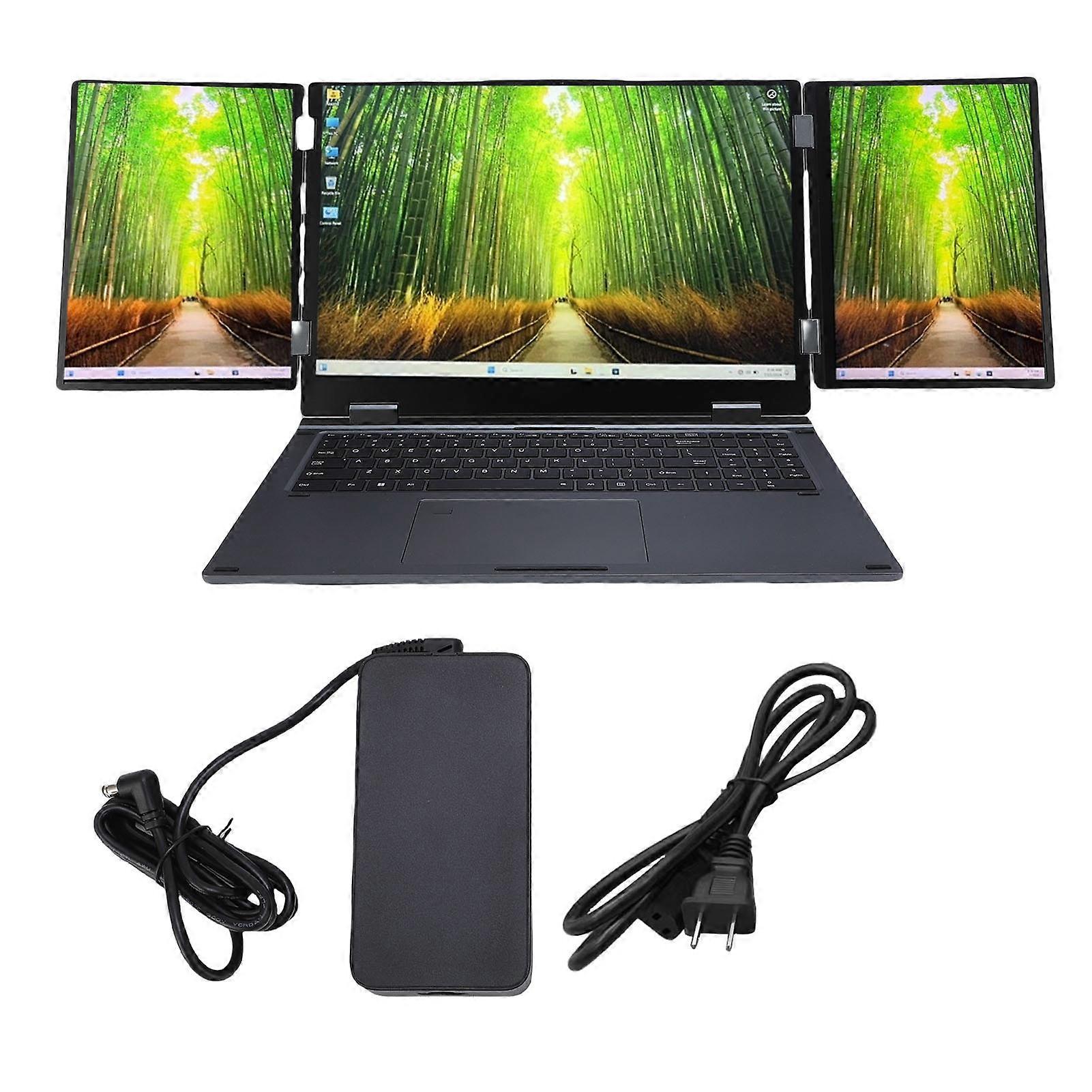 Foldable Triple Screen Laptop with 16GB RAM, 2TB SSD, Windows 11 Pro, WiFi 6, Facial Recognition