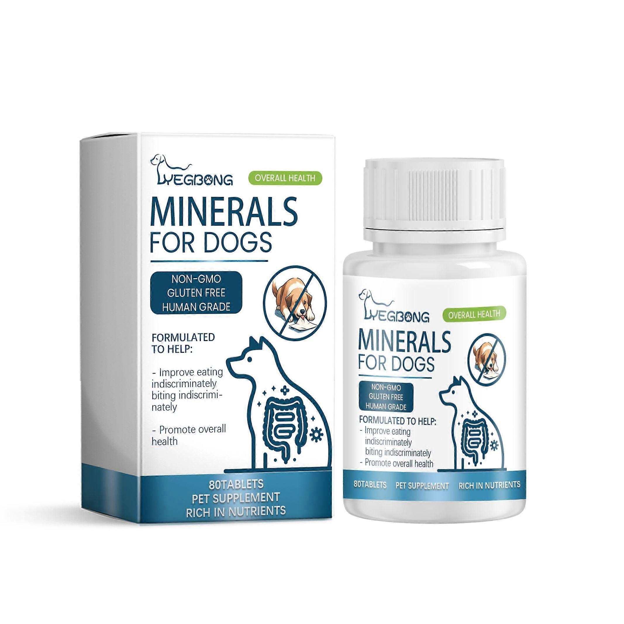 Yegbong Small Amount Of Multi-Vitamin Tablet For Dogs Support Nerve To Promote Overall Health Supplement Calcium And Magnesium