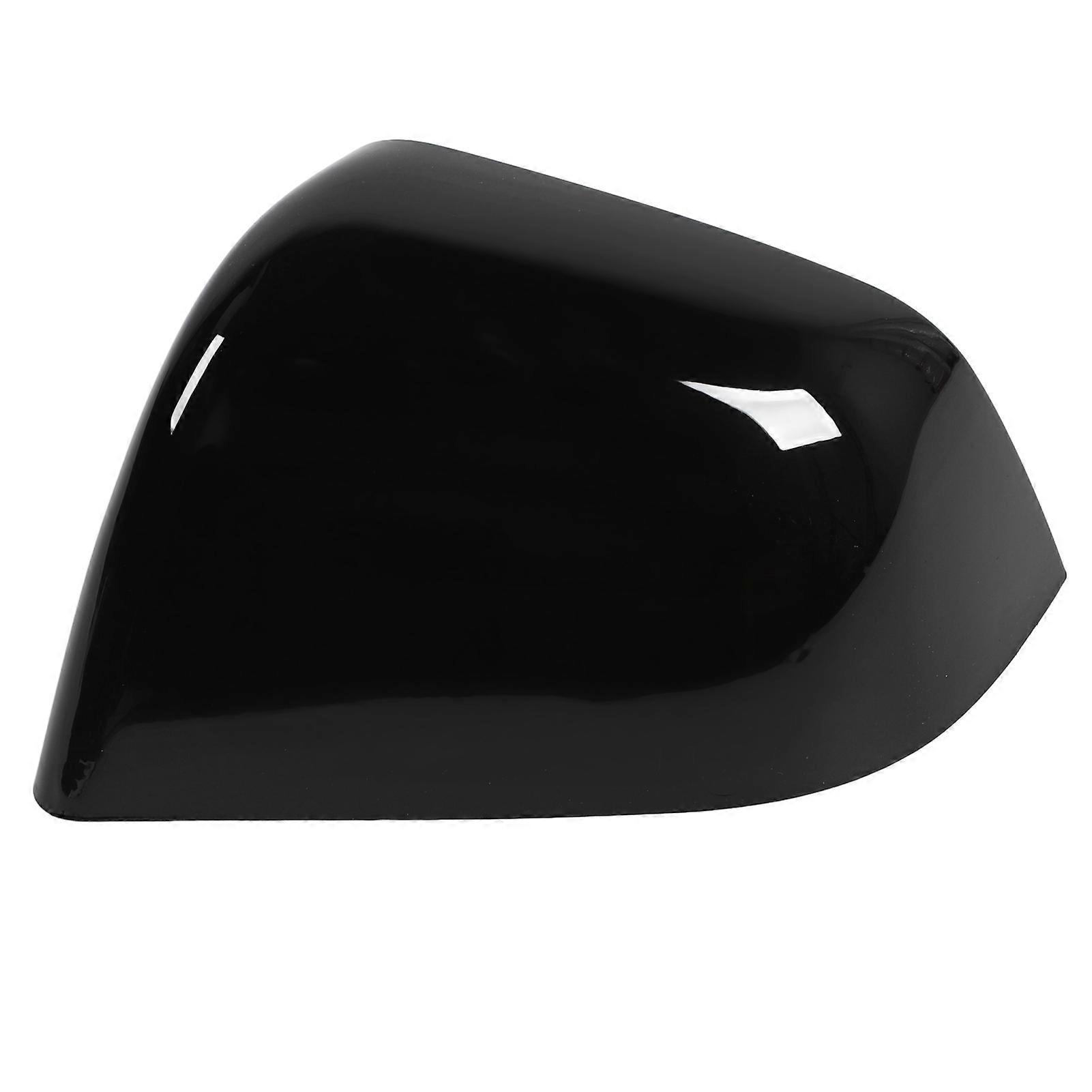 Side Mirror Cap Cover Black Painted Protective Side Rearview Door Mirror Cover Replacement for Tesla Model Y 2020 to 2023 Left (1495593‑00‑a) 