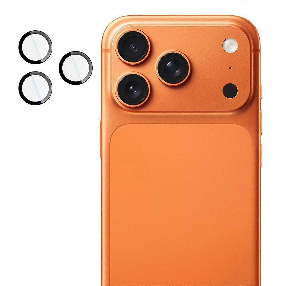IMAK Compatible For iPhone 17 Pro / 17 Pro Max Tempered Glass Camera Lens Protector with Self Positioning Frame (Scaled Down Versi
